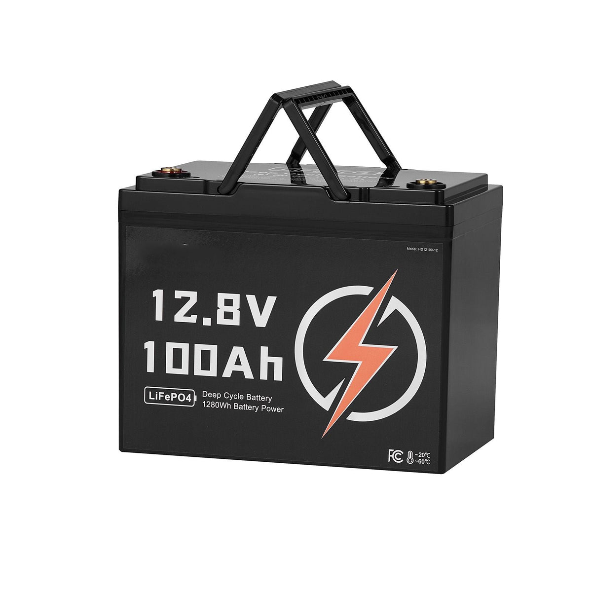 12V 100Ah LiFePO4 Battery, Up to 15000 Cycles, Deep Cycle Lithium Iron Phosphate Battery with Built-in BMS, Low Temperature Protection, 10 Years Lifetime, for Solar Off-Grid Home Energy Storage