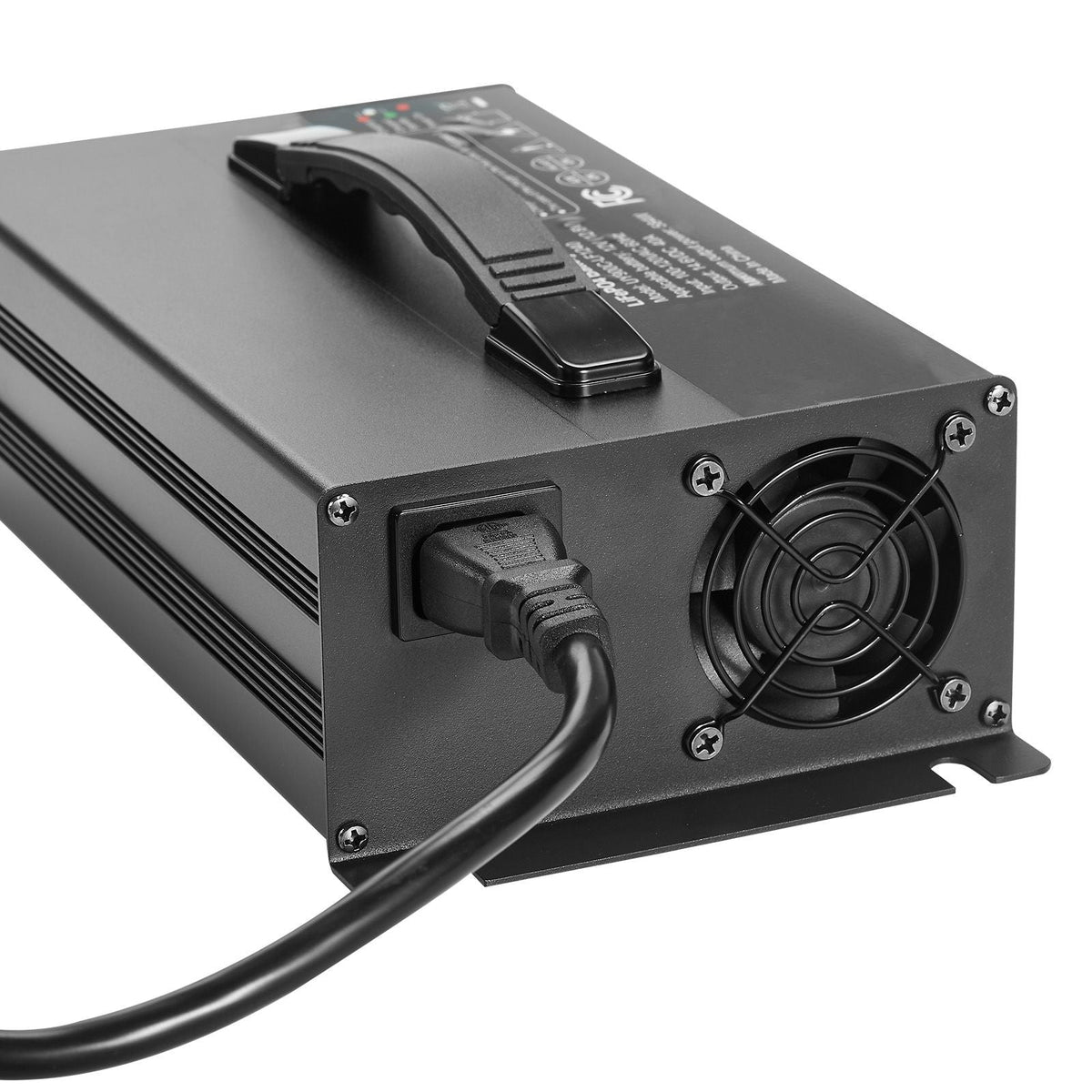 12V 40A Lithium Battery Charger, 14.6V, AC-DC LiFePO4 Smart Charger, with Anderson Connector, LED Indicator, 0V Activation, for Lithium LiFePO4 Deep Cycle Rechargeable Batteries of Boat, RV
