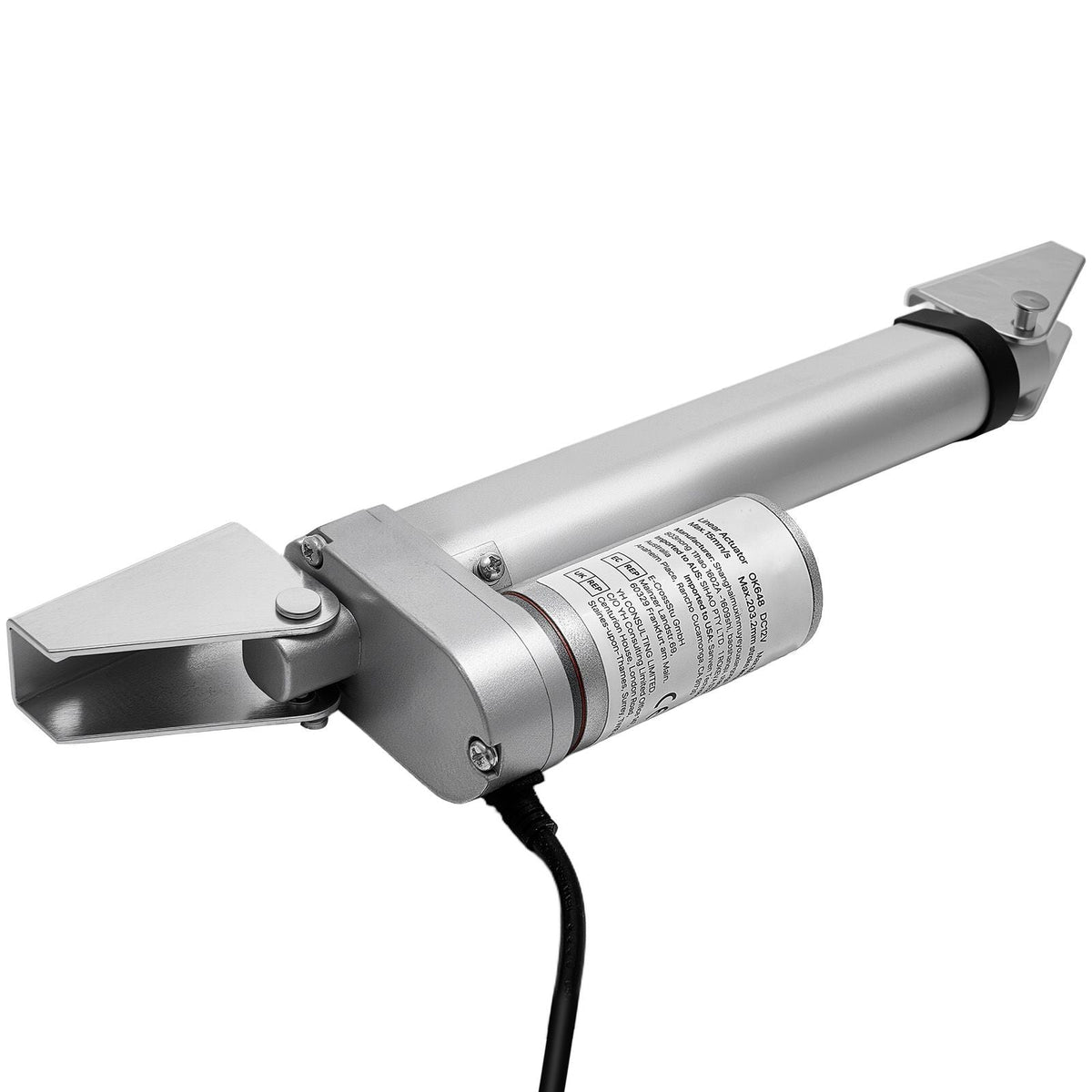 12V Linear Actuator, 4 Inch High Speed 0.6"/s Linear Motion Actuator, 225lbs/1000N with IP54 Protection & Mounting Bracket for Lift Desk, Recliner Chairs, Window Door Opener