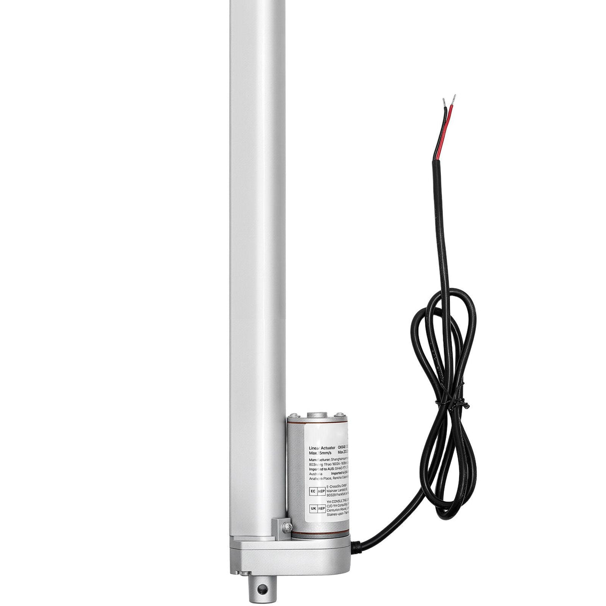 12V Linear Actuator, 9.84 Inch High Speed 0.6"/s Linear Motion Actuator, 225lbs/1000N with IP54 Protection & Mounting Bracket for Lift Desk, Recliner Chairs, Window Door Opener