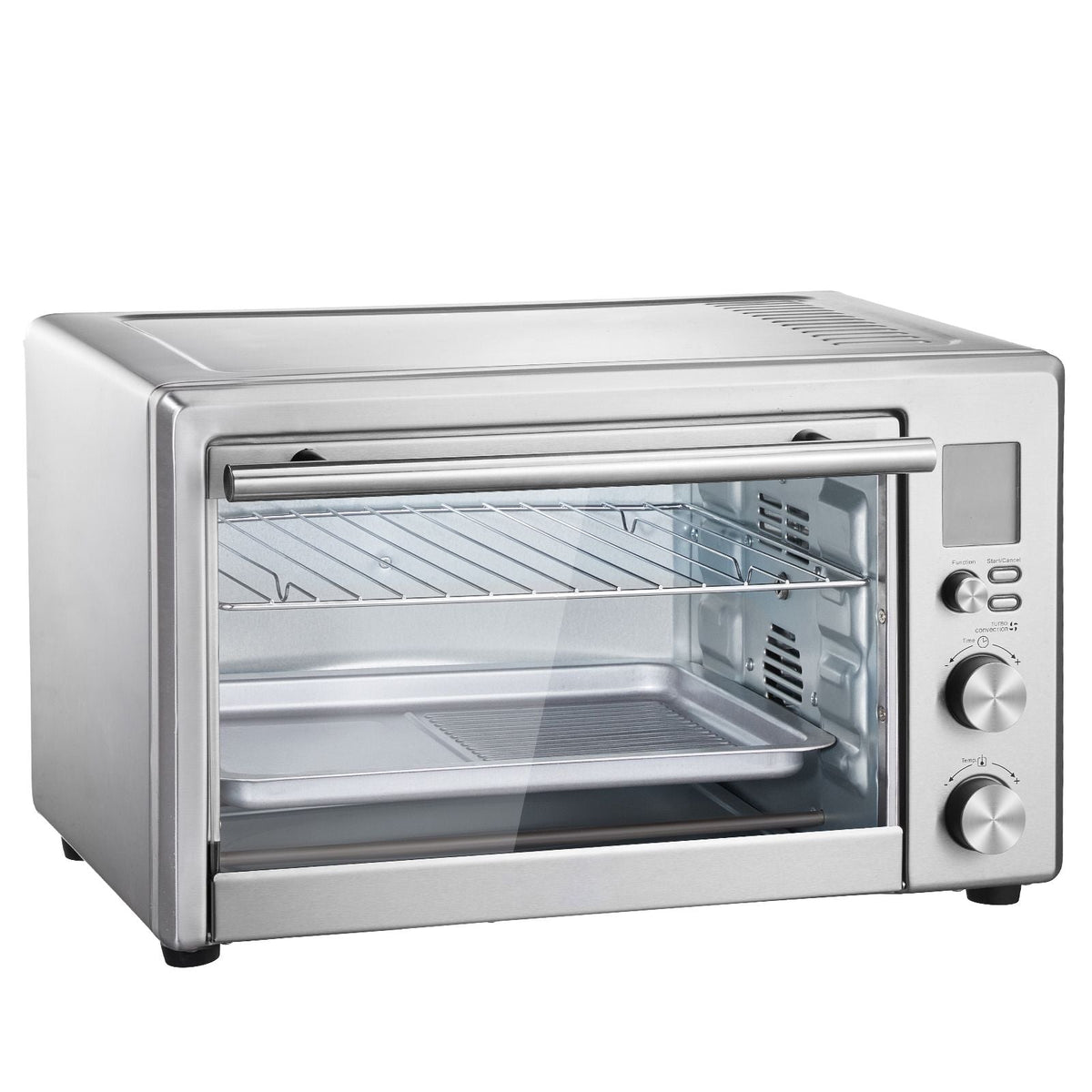 13-IN-1 Air Fryer Toaster Oven, 28L/29.6Qt Convection Oven, 1800W 2-Tier Toaster Ovens Countertop Combo with Wire Racks, Pizza Pan, Gloves, Home and Commercial Use