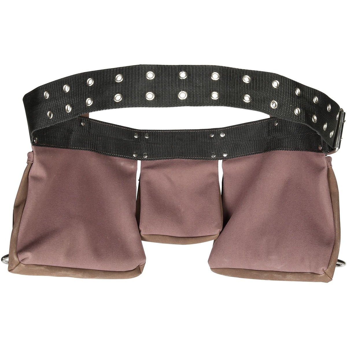 13 Pockets Tool Belt, Adjusts from 29 Inches to 54 Inches, Leather Heavy Duty Tool Pouch Bag with Dual Hammer Loops, Tool Bag for Electrician, Carpenter, Handyman, Construction, Framer, Brown