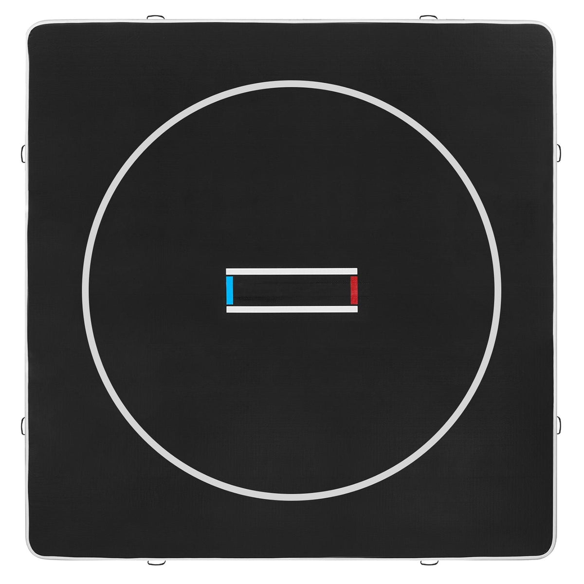 13x13 ft Wrestling Mat Inflatable, Martial Arts Thick Mat for Home Gym Exercise, PVC Foldable Training Mats with Circles and 600W Air Pump, for Gymnastics, Tatami, Jiu Jitsu BJJ MMA Judo, Black