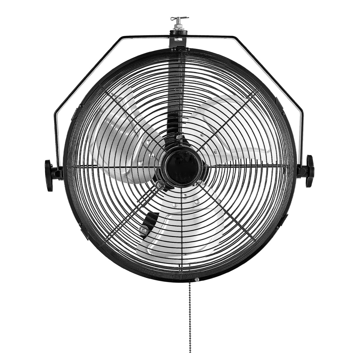 14 Inch Industrial Wall Mount Fan, High Velocity 2473 CFM Outdoor Fan with 3 Speeds, Waterproof IP44 Garage Wall Fan with Aluminum Blades for Workshop, Warehouse, Greenhouse
