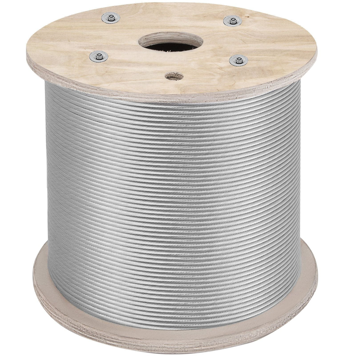 1/4" Stainless Steel Cable 200FT, T304 7x19 Tighter Core Cable Railing System Wire Rope Aircraft Deck Railing Kit Fence Wire