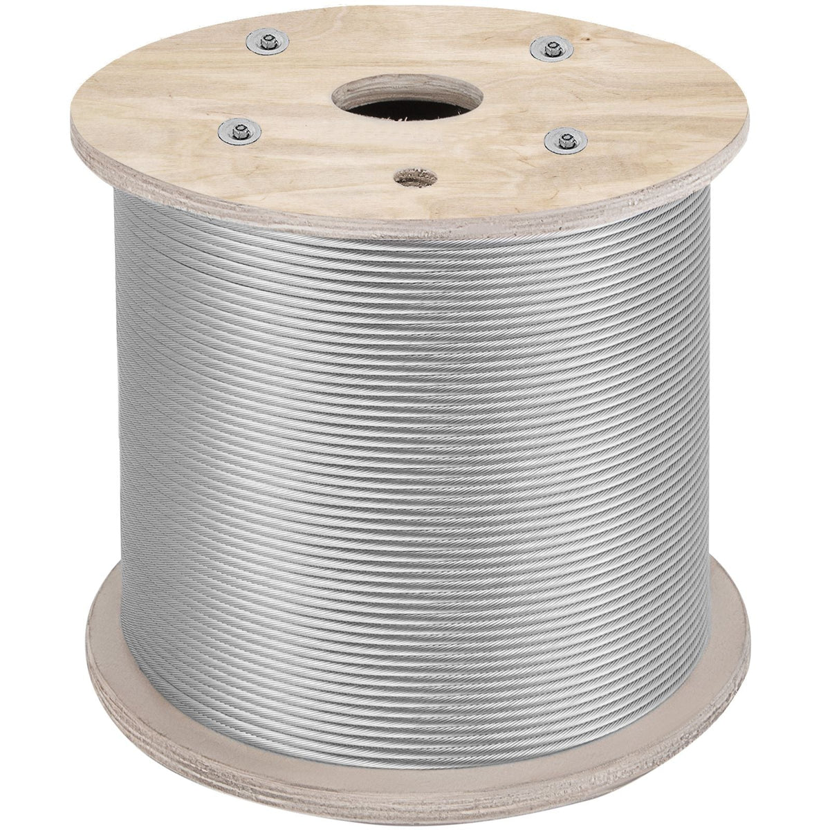 1/4" Stainless Steel Cable 200FT, T304 7x19 Tighter Core Cable Railing System Wire Rope Aircraft Deck Railing Kit Fence Wire