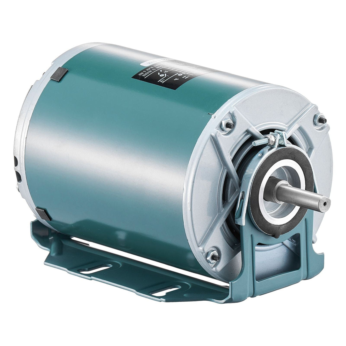 1/4HP Furnace Blower Motor 1725RPM, 115V 5.2A Belt Drive Blower Motor Single Phase - 0.39" Shaft Diameter, 0.78" Shaft Length, CW/CCW Rotation