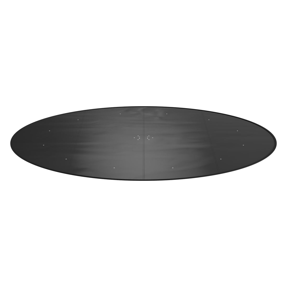 15 Ft Round Pool Cover, Solar Covers for Above Ground Pools, Safety Pool Cover with Drawstring Design, PVC Winter Pool Cover, Waterproof and Dustproof, Black