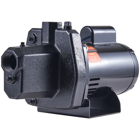 1.5 HP Cast Iron Sprinkler/Irrigation Pump, 115/230 Volt, 66 GPM 3450 RPM Shallow Well Jet Water Pump Booster, 1'' NPT Outlet 1-1/4'' NPT Inlet Lake Lawn Pump for Irrigation Sprinkler System
