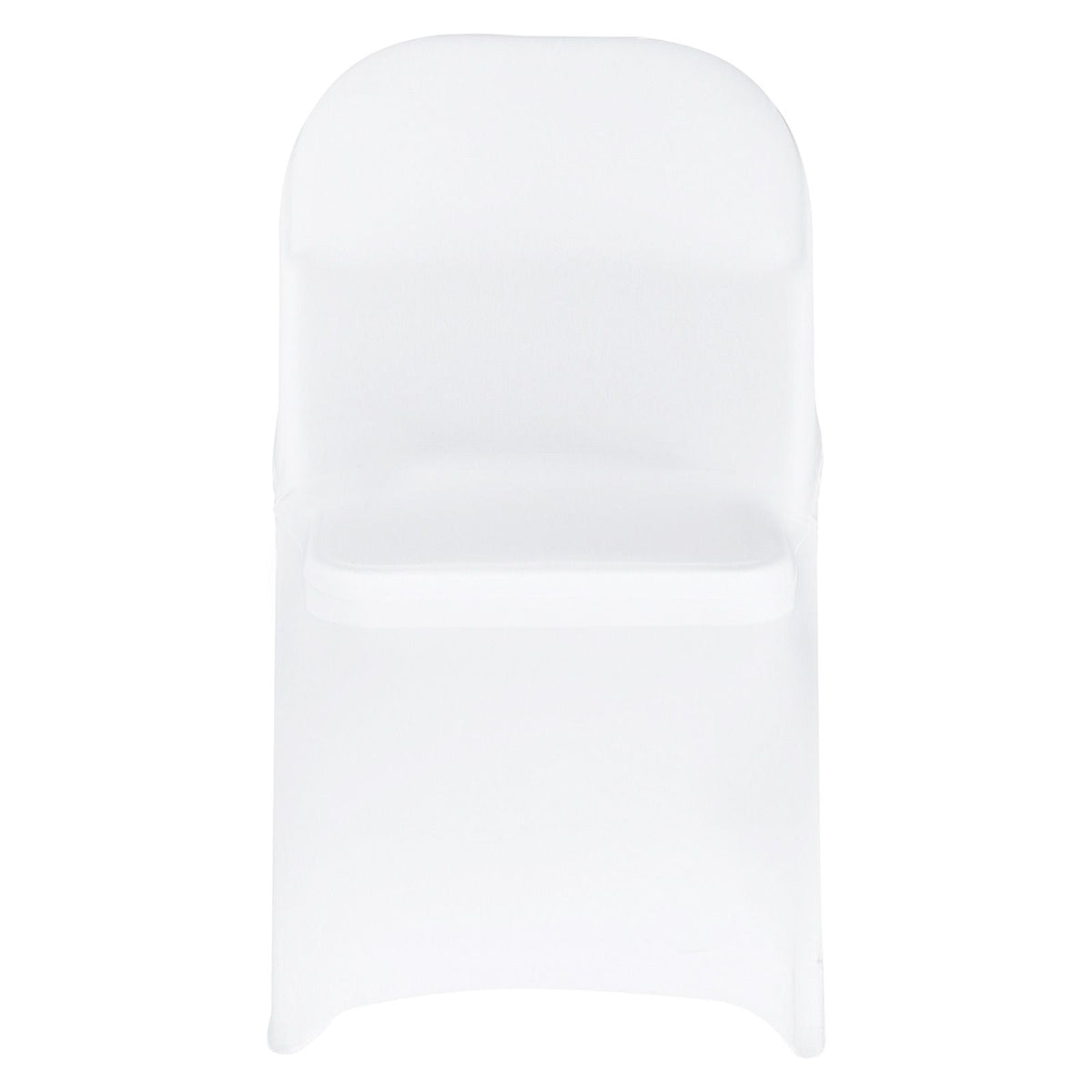 150 Pcs White Chair Covers, Polyester Spandex Chair Cover, Stretch Slipcovers for Wedding Party Dining Banquet Flat-Front Chair Covers, Fits Chair Measures up to 17.72 x 18.11 x 30.31 inch