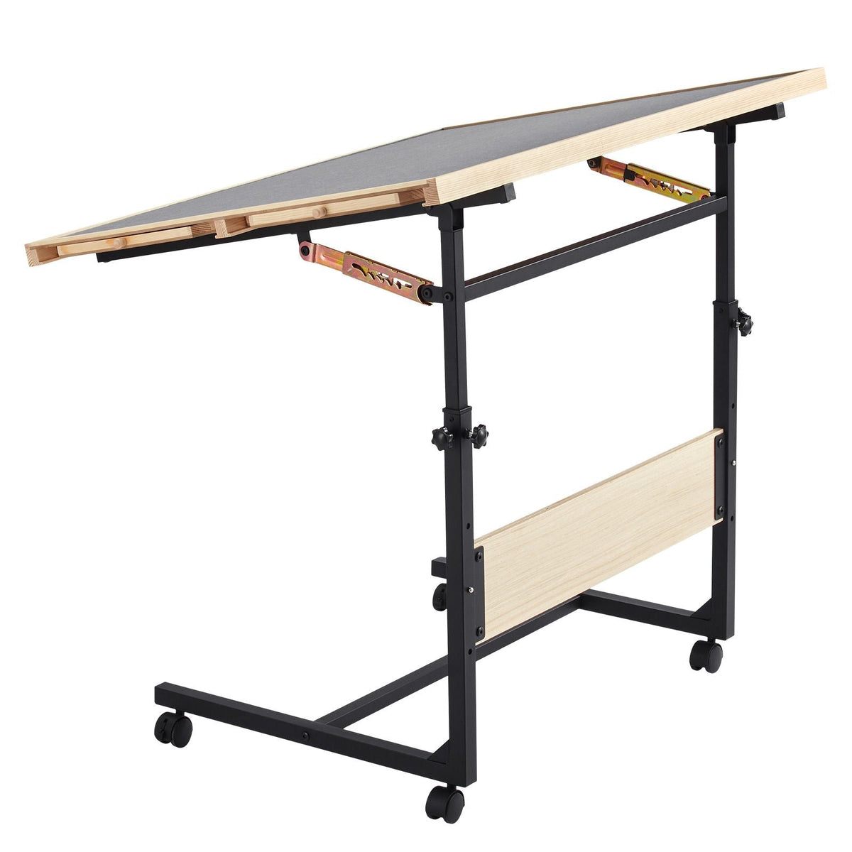 1500 Piece Puzzle Table with Legs, 4 Drawers and Cover, 34x25 in Portable Wooden Board with Wheels, Jigsaw Puzzle Accessories for Adults, Adjustable Height & 5-Tilting-Angle, Gift for Mom