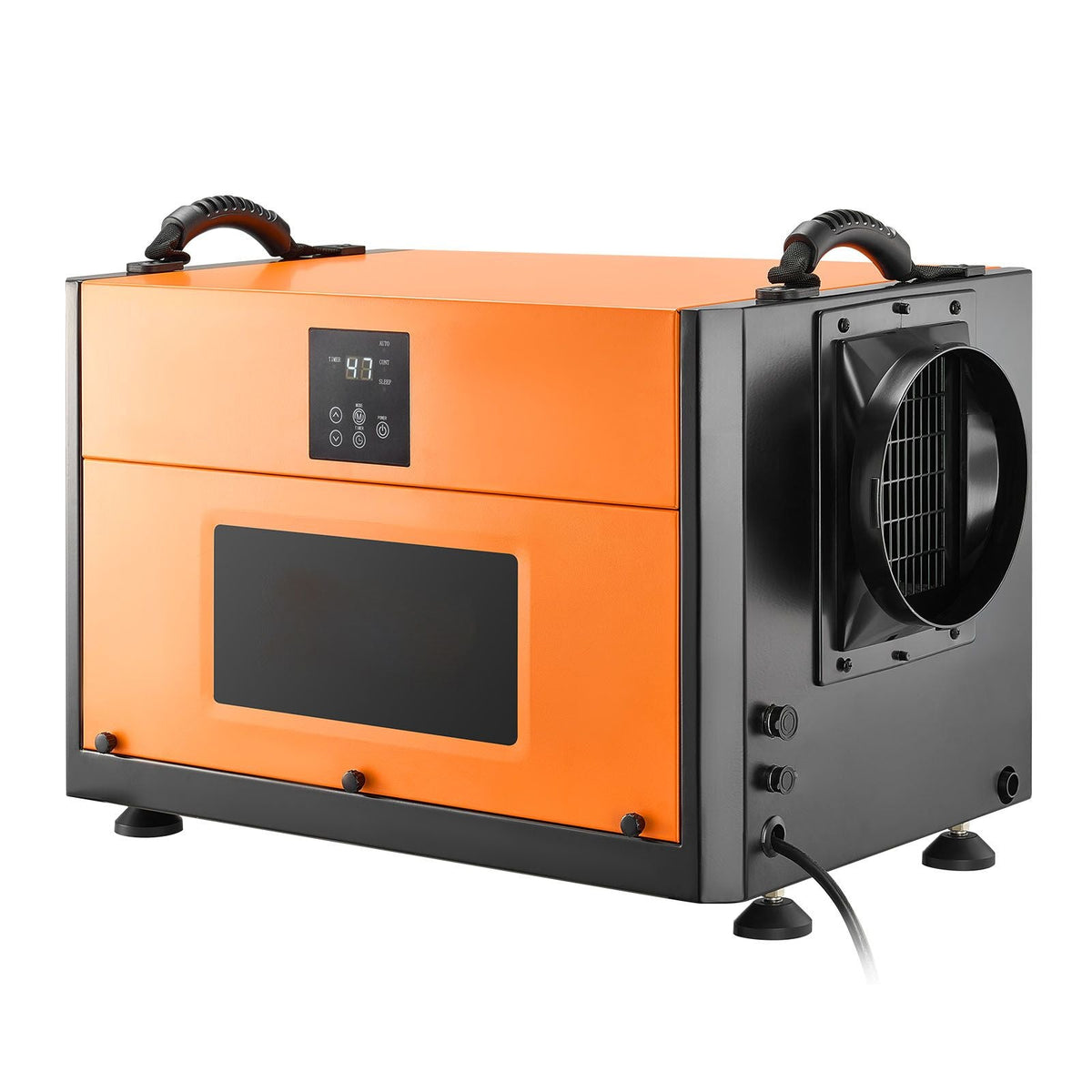156 Pints Commercial Dehumidifier with Drain Hose, Portable Crawl Space Dehumidifiers for Basement Storage Room Industrial Grade, Auto Defrost/Drainage, Heavy-duty Galvanized Steel, LED Indicate