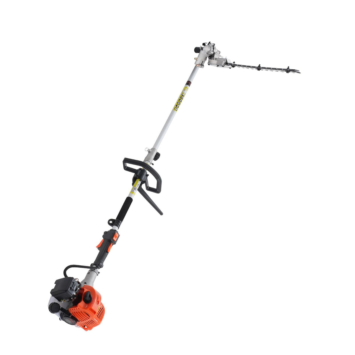 15.7-inch 26CC 2 Cycle Gas Hedge Trimmer, Gas Powered Pole Hedge Trimmer with Dual Sided Dual Action Blade, 270° Adjustable Trimmer Head, Suitable for Trimming Shrubs, Bushes