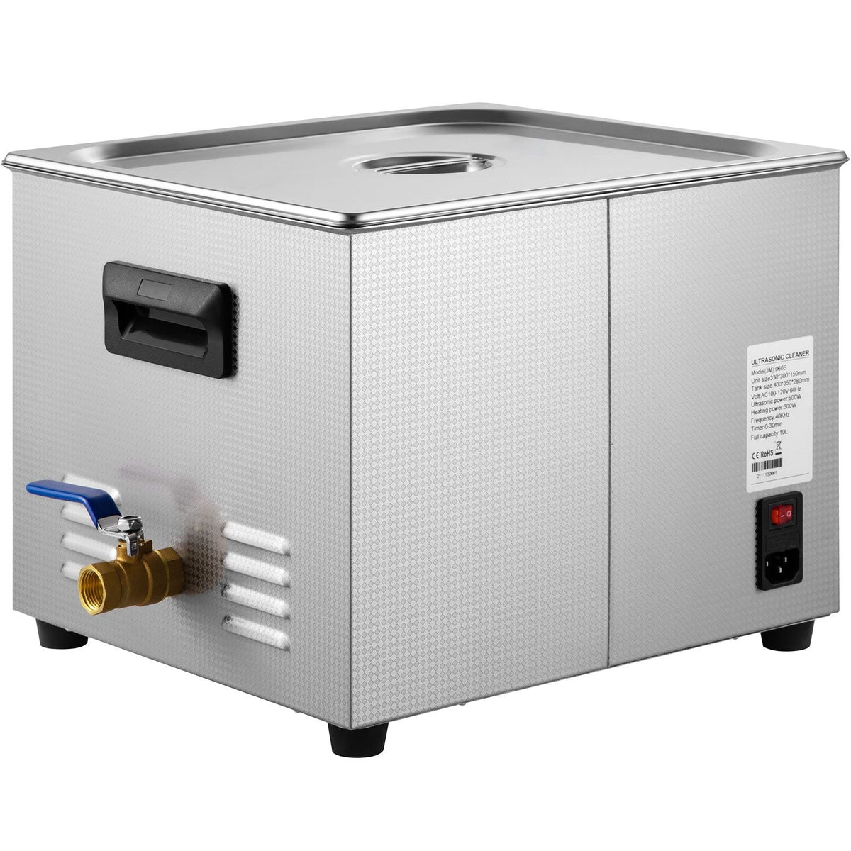 15L Upgraded Ultrasonic Cleaner (600W Heater,360W Ultrasonic) Professional Digital Lab Ultrasonic Parts Cleaner with Heater Timer for Glass Dental Instruments Cleaning
