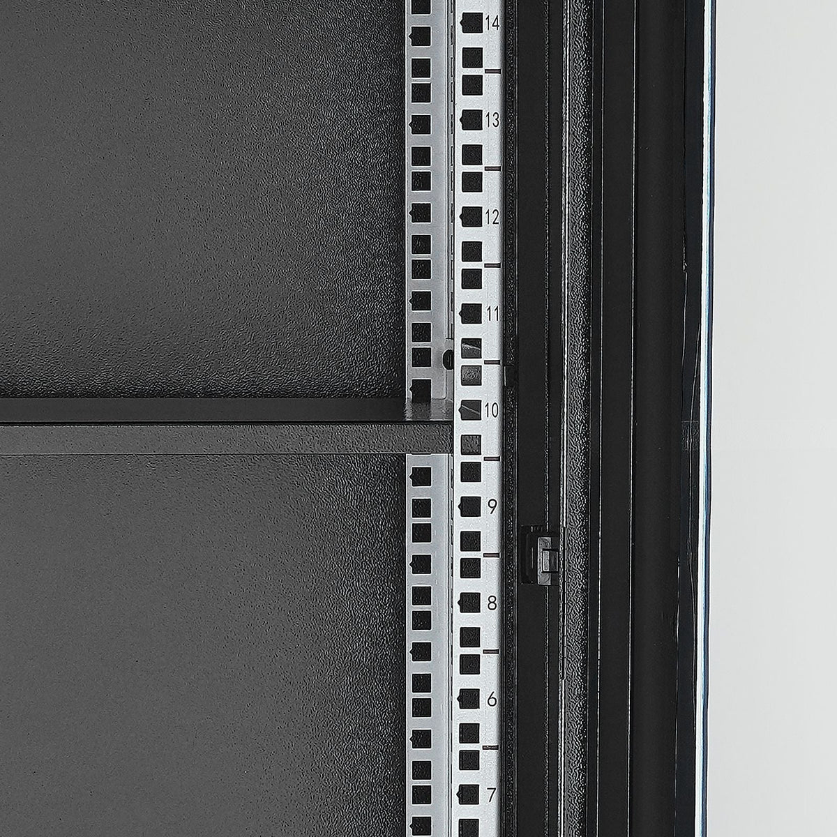 15U Wall Mount Network Cabinet, 500 lbs Max. Ground Load Capacity, Server Rack Cabinet Enclosure with Locking Tempered Glass Door, Side Panels, Q235 Carbon Steel, for IT Equipment, A/V Devices