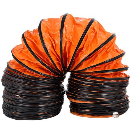 16 FT PVC Flexible Duct Hosing for 12 INCH Exhaust Fan (12IN 16FT)