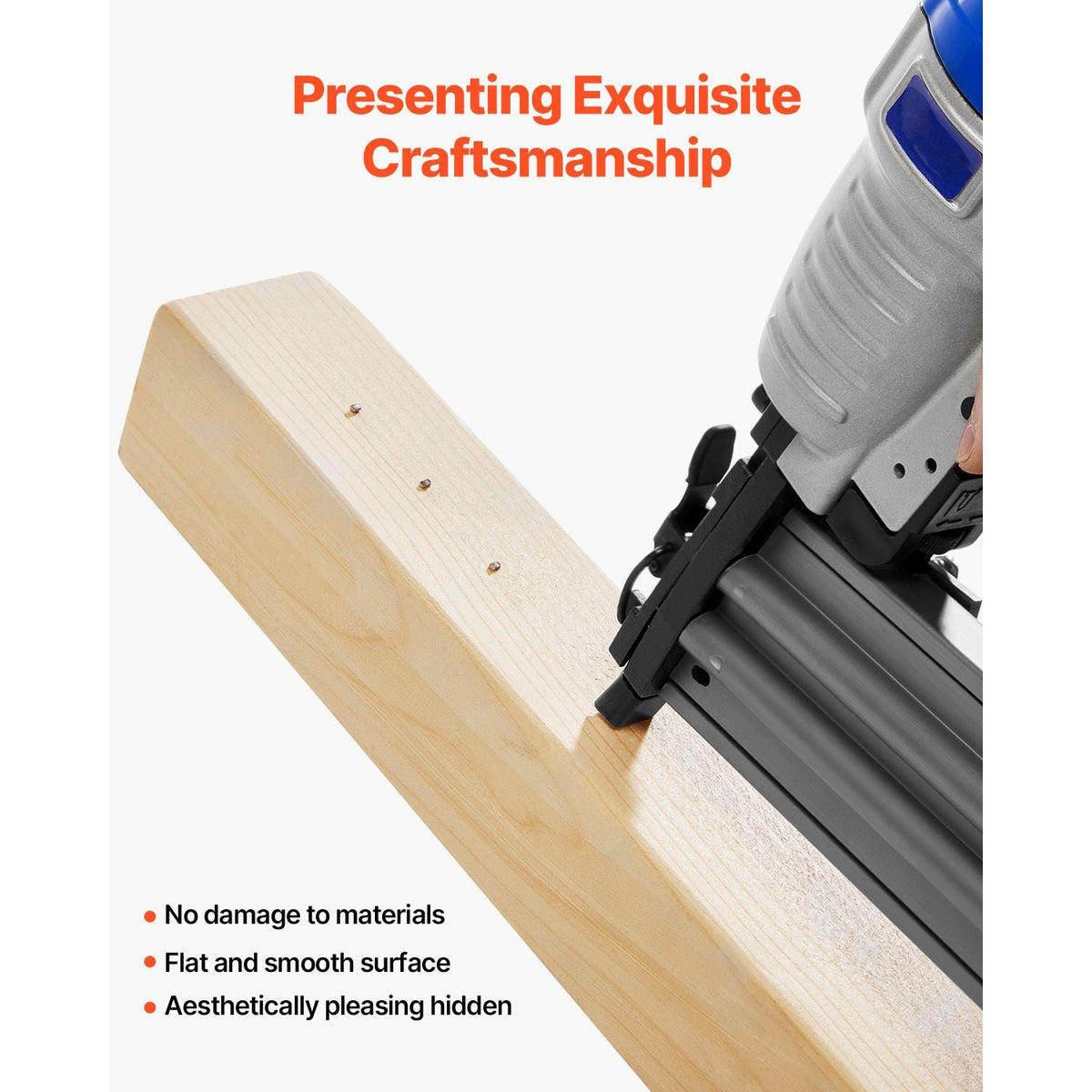 16 Gauge Finish Nails, 20-Degree Angled Finishing Nails, 2000-Count (2-1/2 in, 2 in, 1-1/2 in, 1-1/4 in, 500 Per Size) Finishing Nail, Galvanized Brad Nail, for 16GA 20° Angled Finish Nailers
