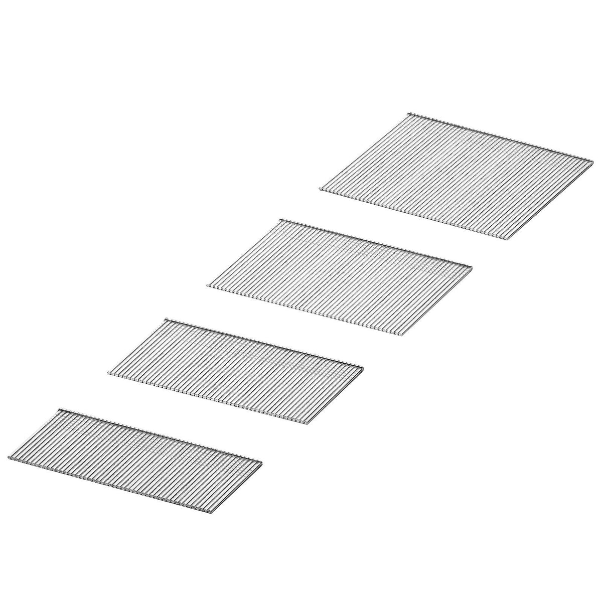 16 Gauge Finish Nails, 20-Degree Angled Finishing Nails, 2000-Count (2-1/2 in, 2 in, 1-1/2 in, 1-1/4 in, 500 Per Size) Finishing Nail, Galvanized Brad Nail, for 16GA 20° Angled Finish Nailers
