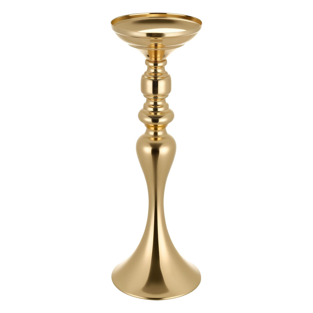 16 PCS Wedding Flower Vase, 15 in Tall Flower Table Centerpieces, Crystal Banquet Vases Easy Installation, Electroplated Versatile Arrangement Stand for Party Events Home Decor Reception, Gold