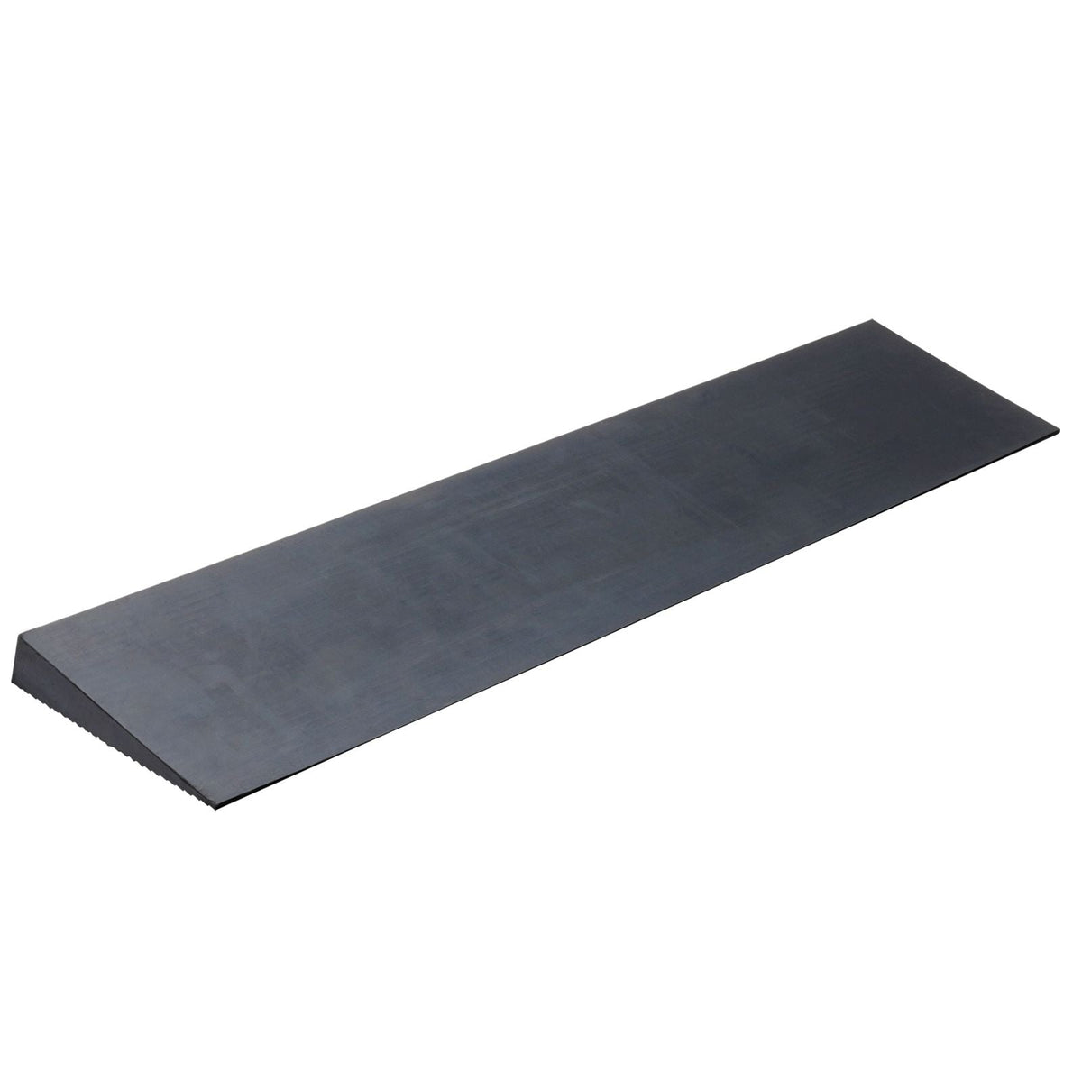 1.6" Rise Cuttable Threshold Ramp for Sweeping Robot, 35.4" Wide Natural Rubber Wheelchair Ramp, Non-Slip Solid Rubber Ramp with Double-Sided Tape for Doorways, Driveways, Bathroom, Smooth Tile