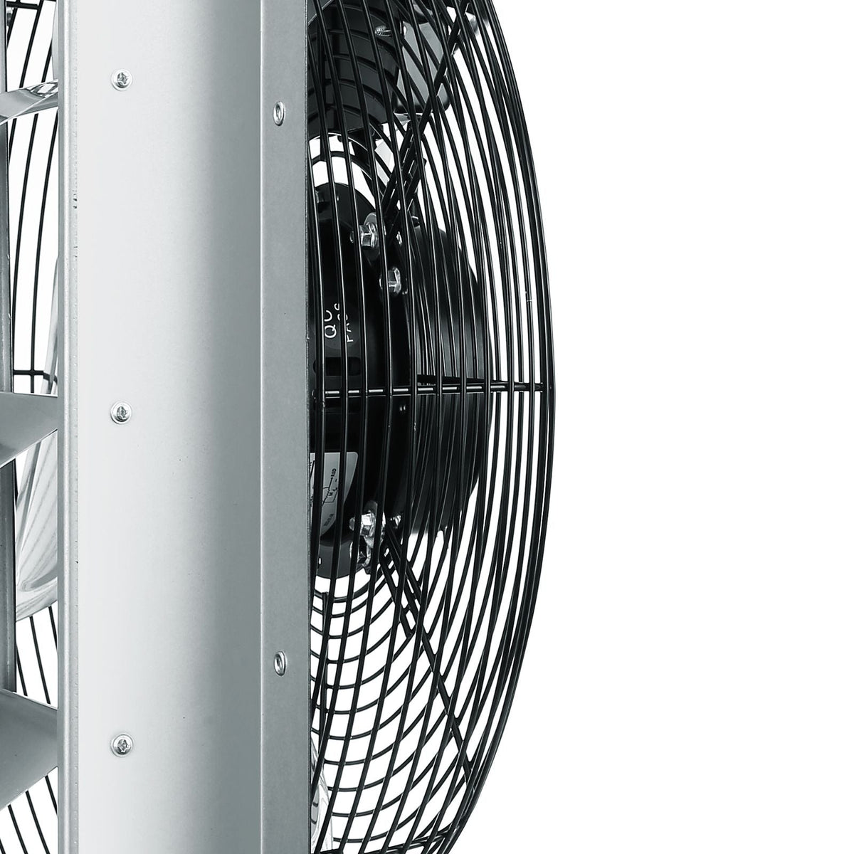 16'' Shutter Exhaust Fan, High-speed 2000 CFM, Aluminum Wall Mount Attic Fan with AC-motor, Ventilation and Cooling for Greenhouses, Garages, Sheds, Shops, FCC