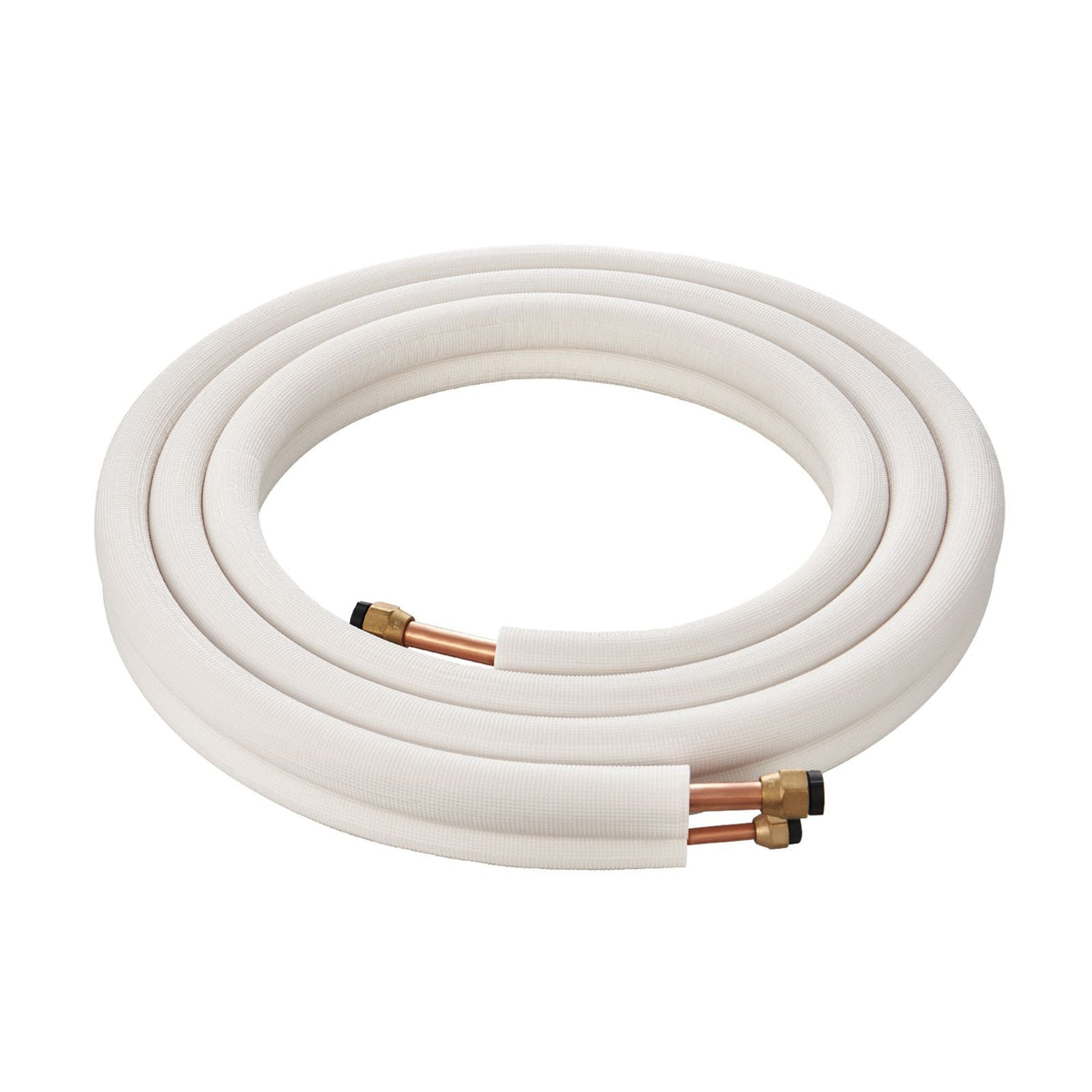 16FT Mini Split Line Set, 3/8" & 5/8" O.D Copper Pipes Tubing and Triple-Layer Insulation, for Air Conditioning or Heating Pump Equipment & HVAC with Rich Accessories (18ft Connection Cable)