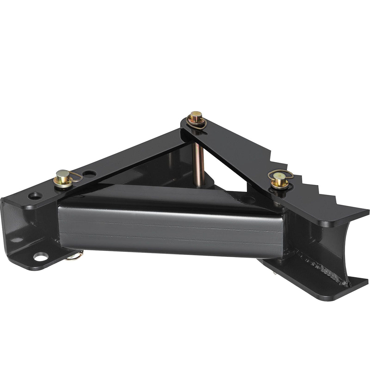 18\" Backhoe Thumb, 1/2\" Teeth Thickness Heavy Duty Excavator Thumb, Black Steel Weld On Thumb Attachments with 12mm Bolt-On Design Adjustable Mechanical Thumb for Backhoe/Excavator