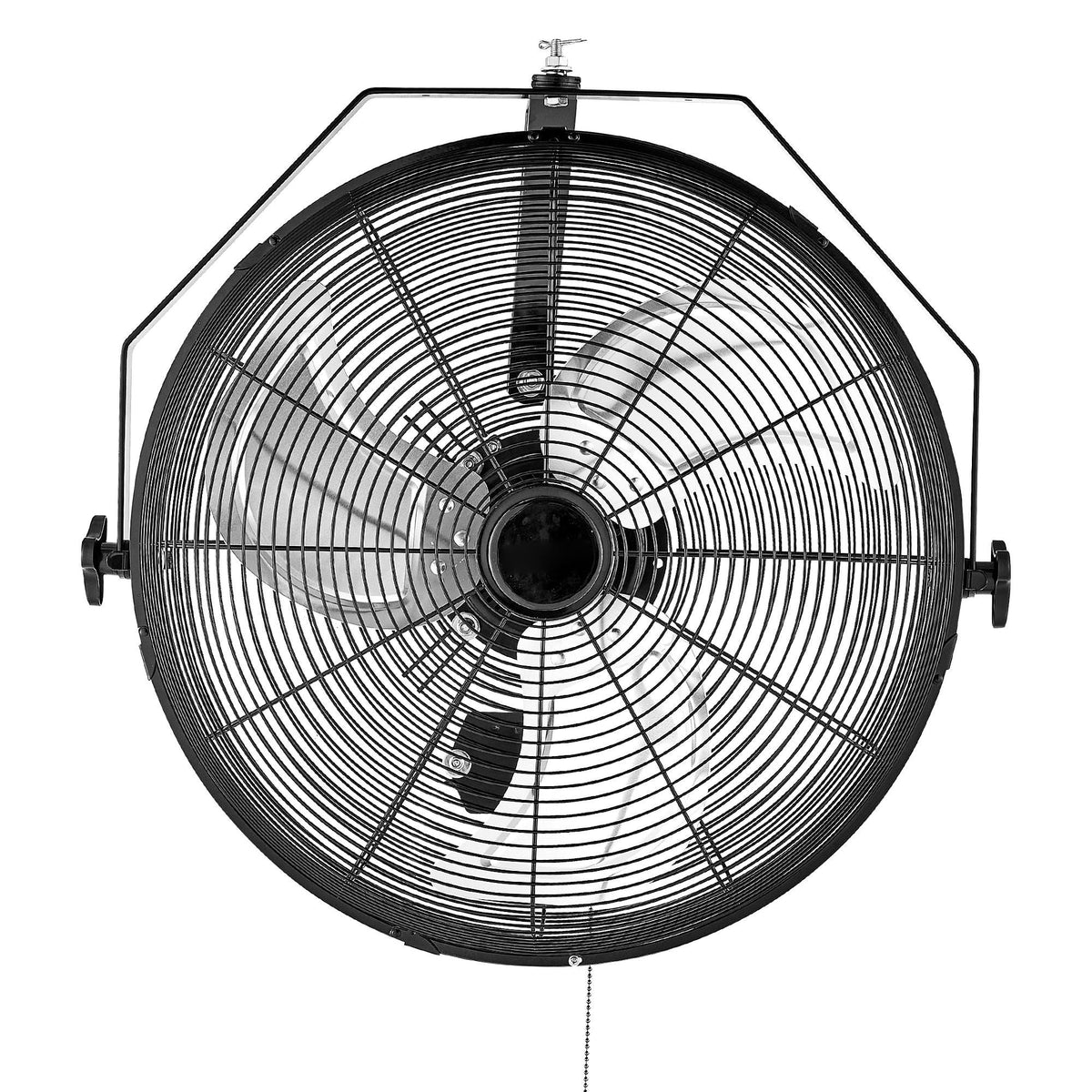 18 Inch Industrial Wall Mount Fan, High Velocity 4000 CFM Indoor Fan with 3 Speeds, Powerful Motor Garage Wall Fan with Aluminum Blades for Workshop, Warehouse, Greenhouse, Commercial