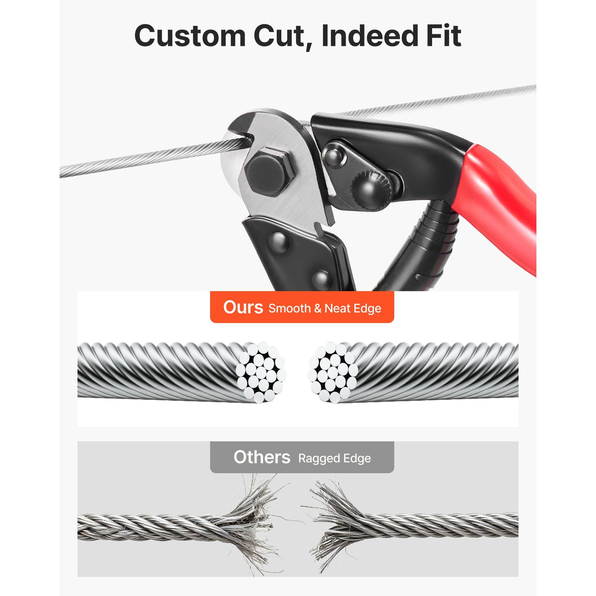 1/8 Inch Wire Rope, 1000 ft Length, 316 Stainless Steel Wire Cable with Cutter, 1760 lbs Breaking Strength, 1 x 19 Strands Construction, Steel Cable for Deck Railing System, Garden Trellis
