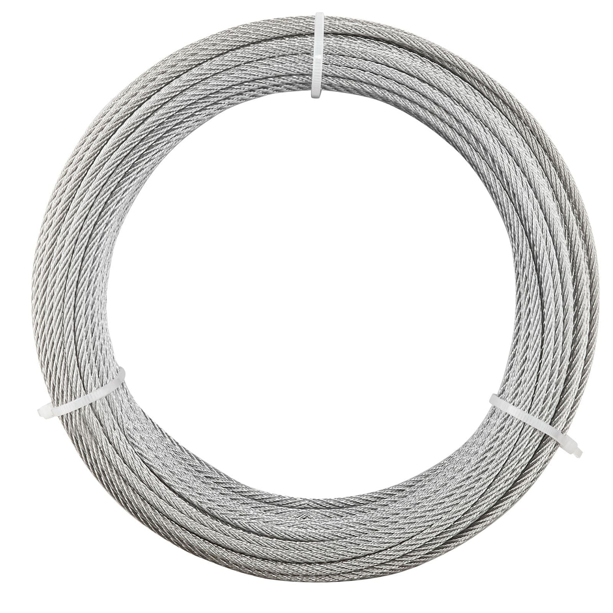 1/8 Inch Wire Rope Kit, 100 ft Length, 304 Stainless Steel Wire Cable with Cutter, 1600 lbs Breaking Strength, 7 x 7 Strands Construction, Steel Cable for Deck Railing System, Garden Trellis