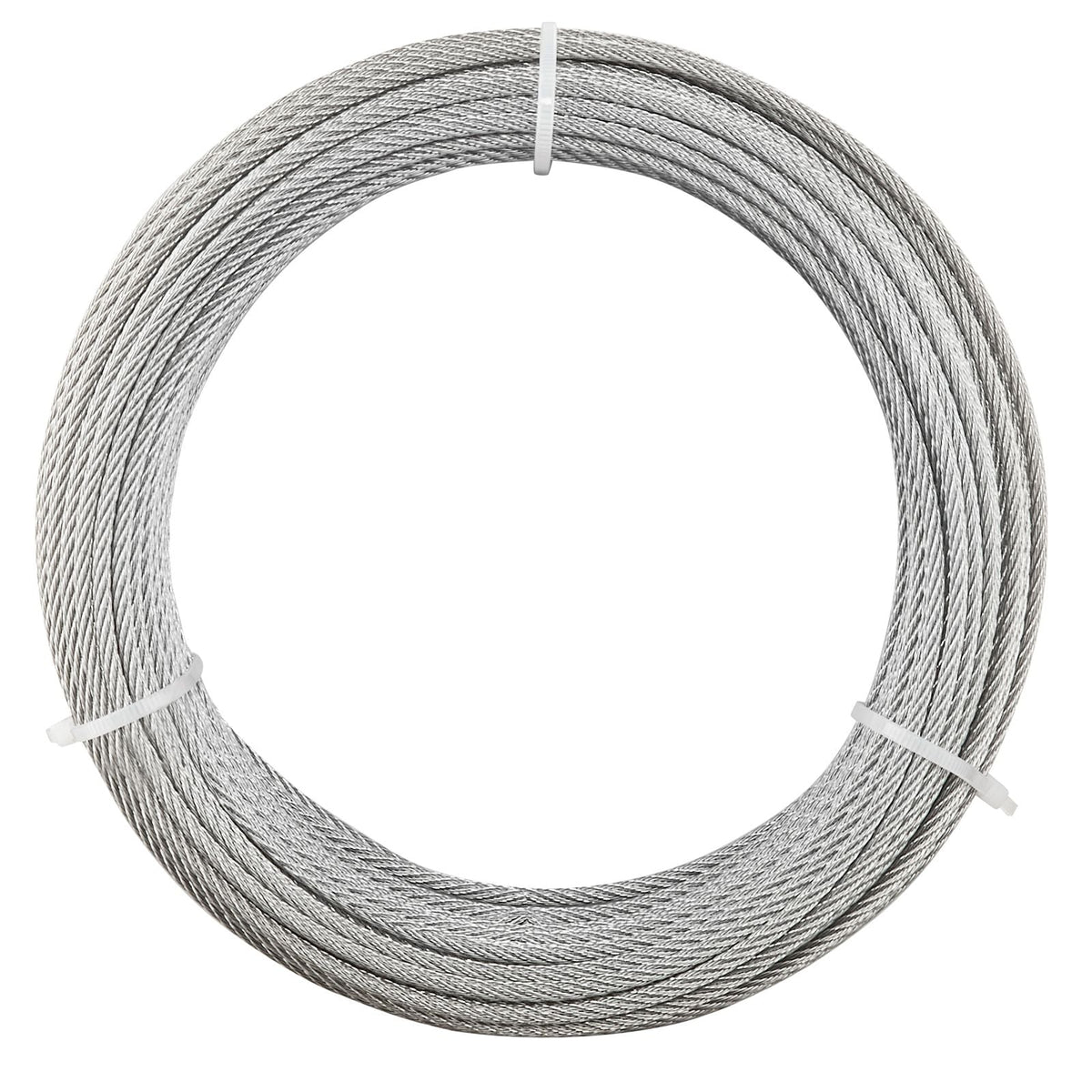 1/8 Inch Wire Rope Kit, 100 ft Length, 304 Stainless Steel Wire Cable with Cutter, 1600 lbs Breaking Strength, 7 x 7 Strands Construction, Steel Cable for Deck Railing System, Garden Trellis