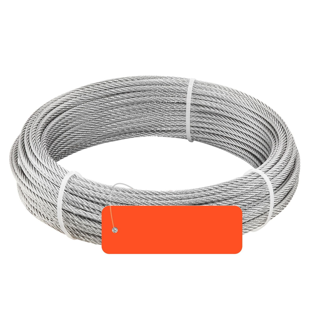 1/8 Inch Wire Rope Kit, 100 ft Length, 304 Stainless Steel Wire Cable with Cutter, 1600 lbs Breaking Strength, 7 x 7 Strands Construction, Steel Cable for Deck Railing System, Garden Trellis
