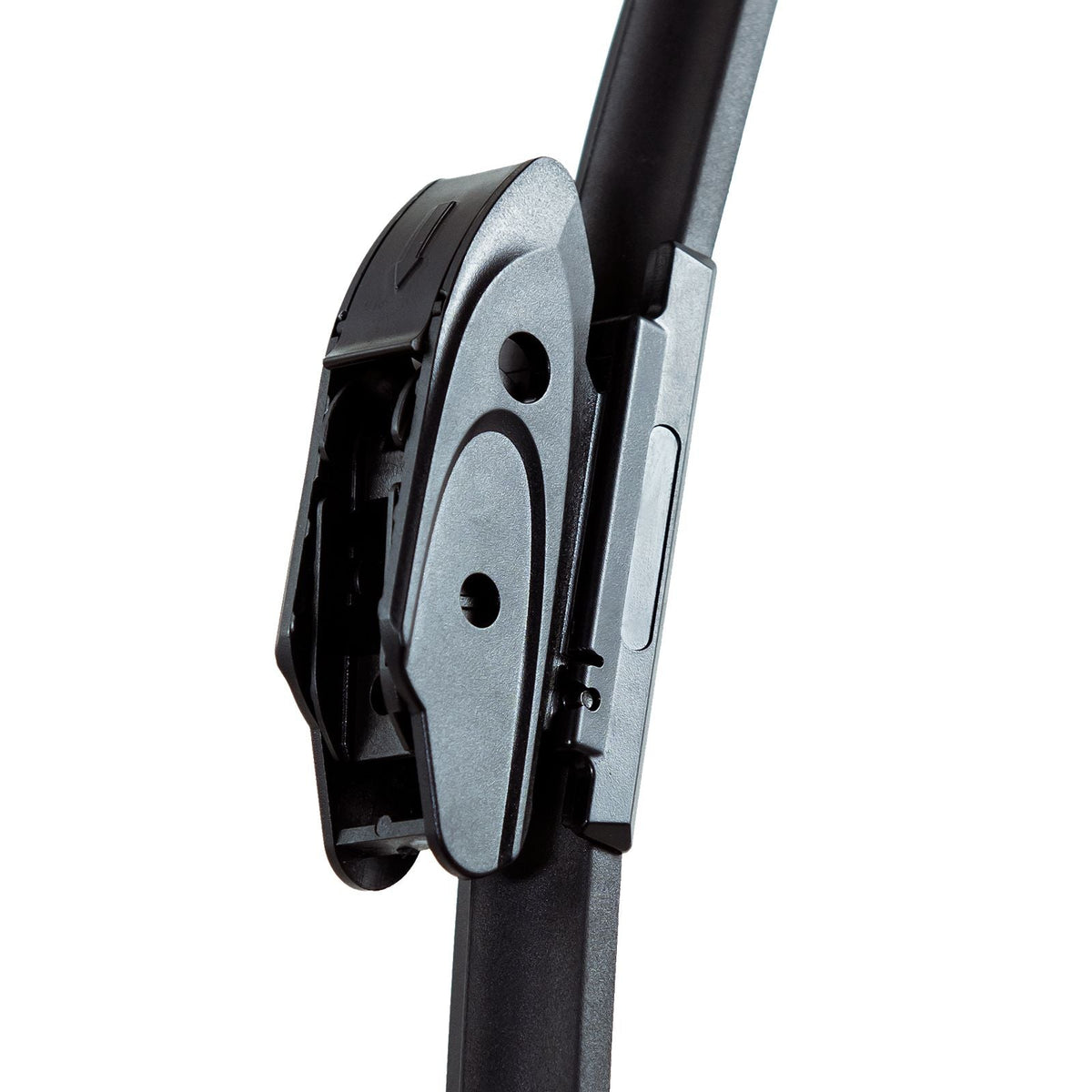 18" Rubber Wiper Blades, 46 cm Universal Replacement Wind Shield Wiper, Low Noise & Better Fit, with 4 Different Clips for most Car, Easy Installation