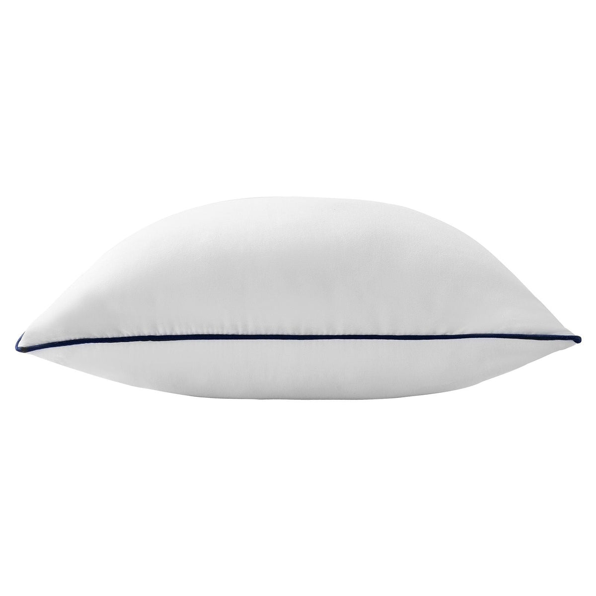 18 x 18 in Throw Pillow Inserts, Set of 2, Firm and Fluffy Decorative Down Alternative Pillows with Polyester Fiber, Square White Cushion with Zipper, for Indoor Bed Couch Sofa and Living Room