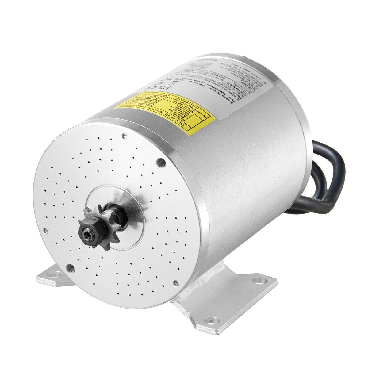 1800W Electric Brushless DC Motor Kit - 48V 4500rpm Motor with Upgraded Speed Controller for Go Karts E-Bike Motorcycle Scooter