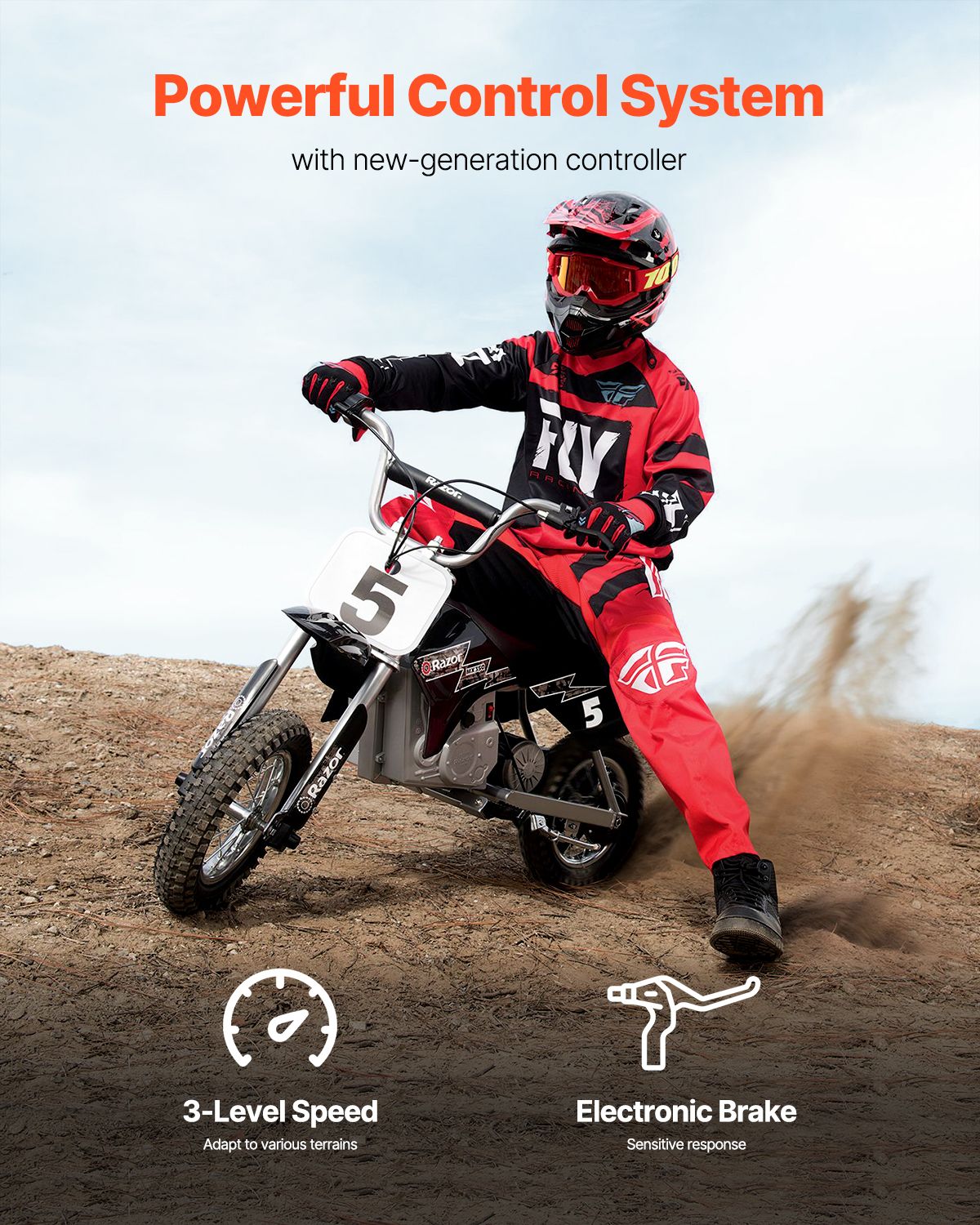 1800W Electric Brushless DC Motor Kit - 48V 4500rpm Motor with Upgraded Speed Controller, Throttle Grip Kit for Go Karts E-Bike Motorcycle Scooter