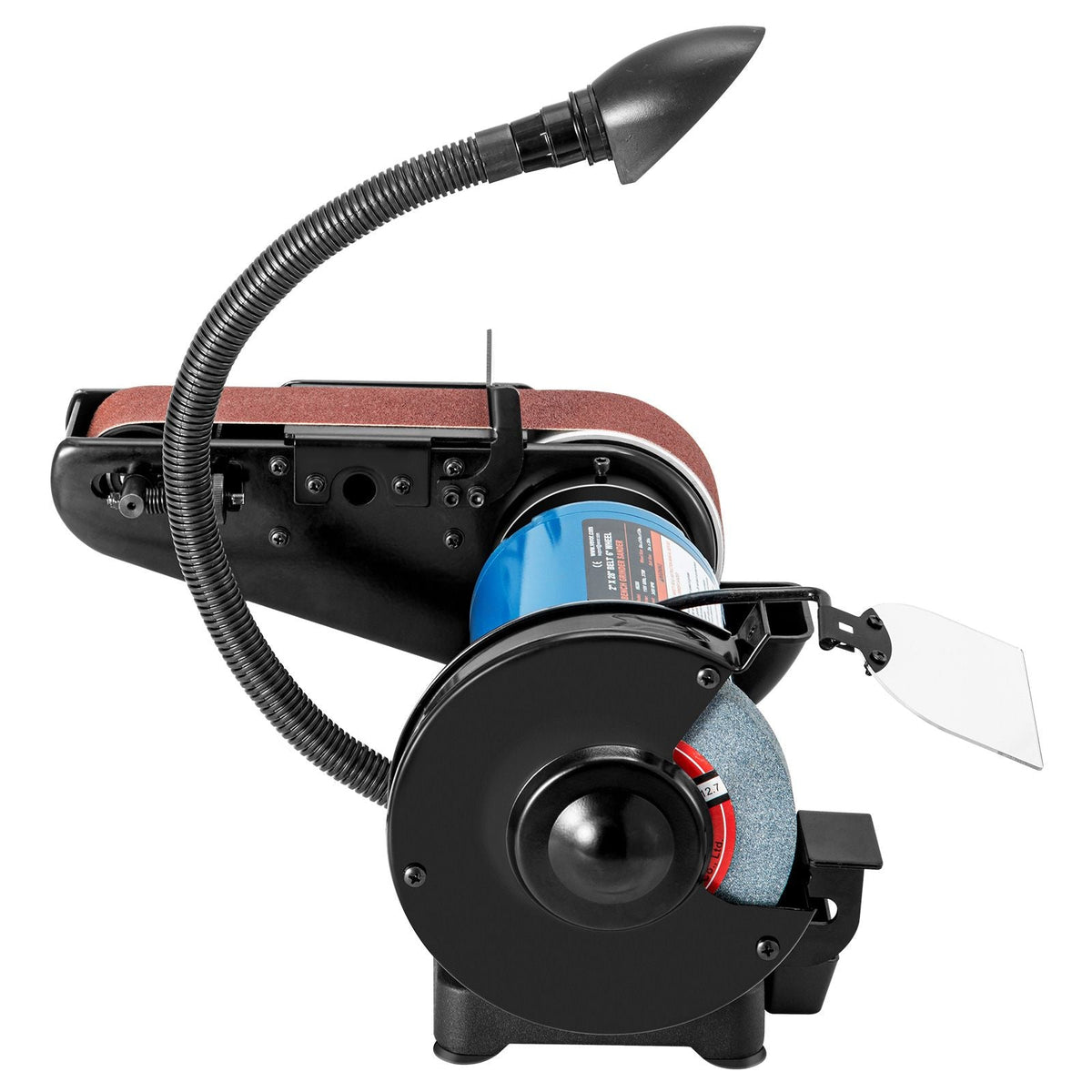 2 IN 1 2inch Belt Grinder for Knife Making 6inch 3450rpm per min Belt and Disc Bench Sander 90 Degree Belt Holder with Sturdy Base and LED Working Lamp