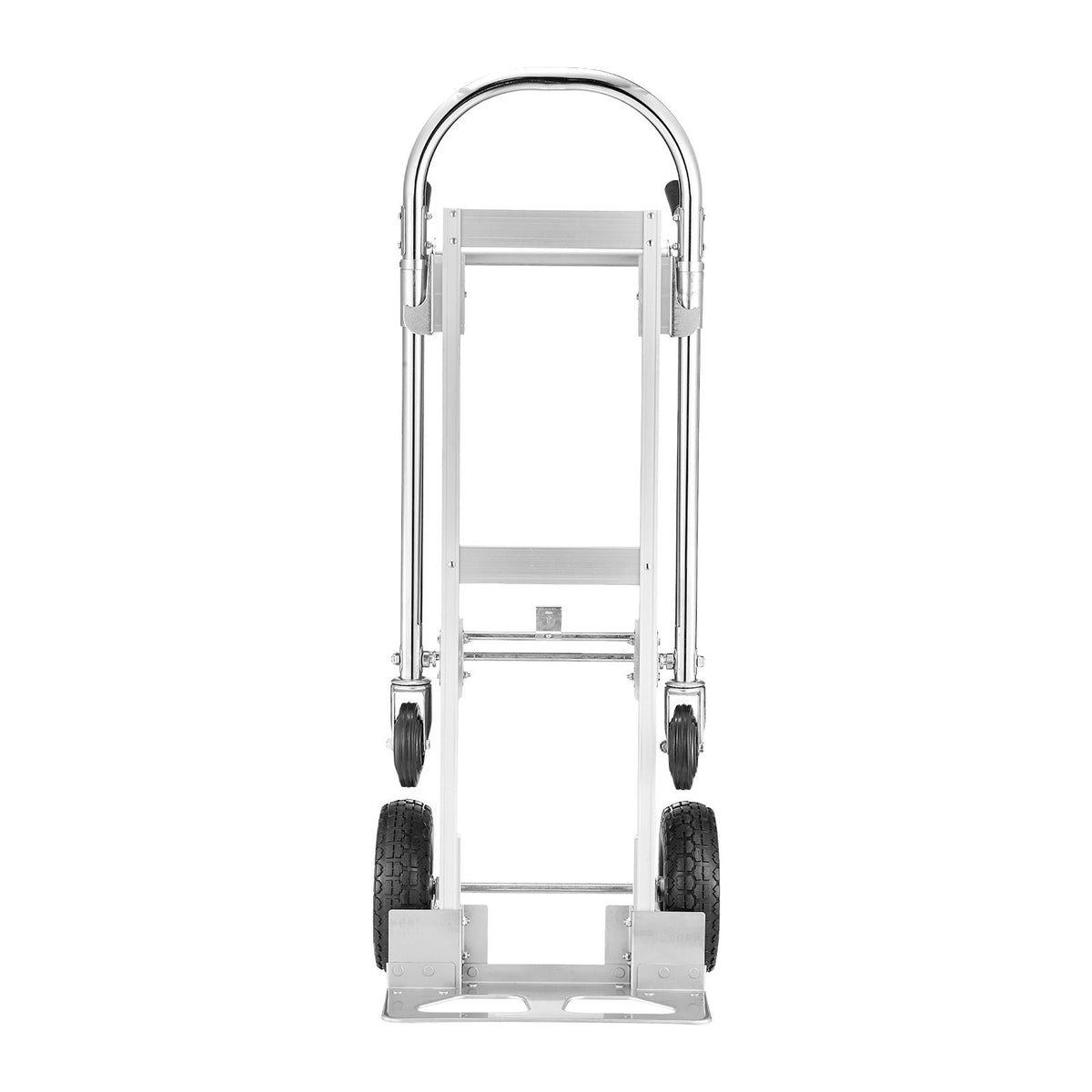 2 in 1 Hand Truck, 1000 lbs Load Capacity for 4-Wheel Mode, Convertible Hand Truck Dolly with Non-Slip Handle & Wheels, Portable Trolley Dolly for Moving Home, Office, Warehouse, Supermarket