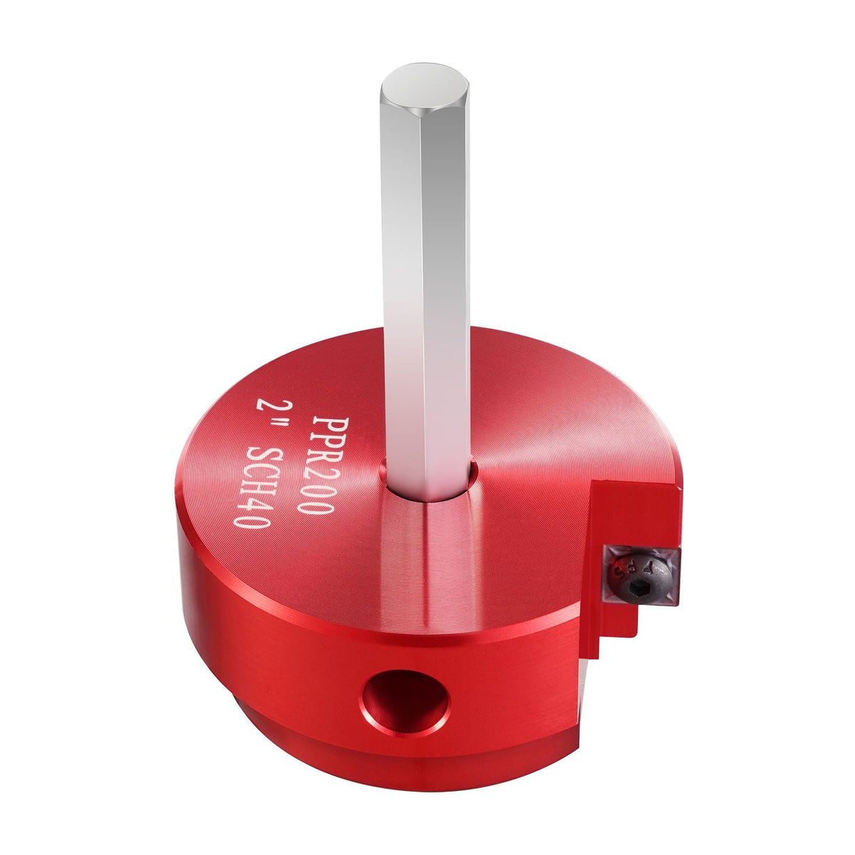 2 In PVC Pipe Reamer, Aluminum Alloy, PVC Pipe Fitting Saver, for Use with SCH 40 ABS, PVC, CPVC Pipes, Clean Leftover Pipe & Solvent Cement Remnants, for Water Lines, Drain Lines, Vent Lines