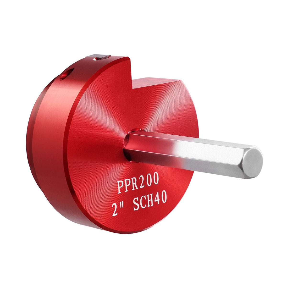 2 In PVC Pipe Reamer, Aluminum Alloy, PVC Pipe Fitting Saver, for Use with SCH 40 ABS, PVC, CPVC Pipes, Clean Leftover Pipe & Solvent Cement Remnants, for Water Lines, Drain Lines, Vent Lines