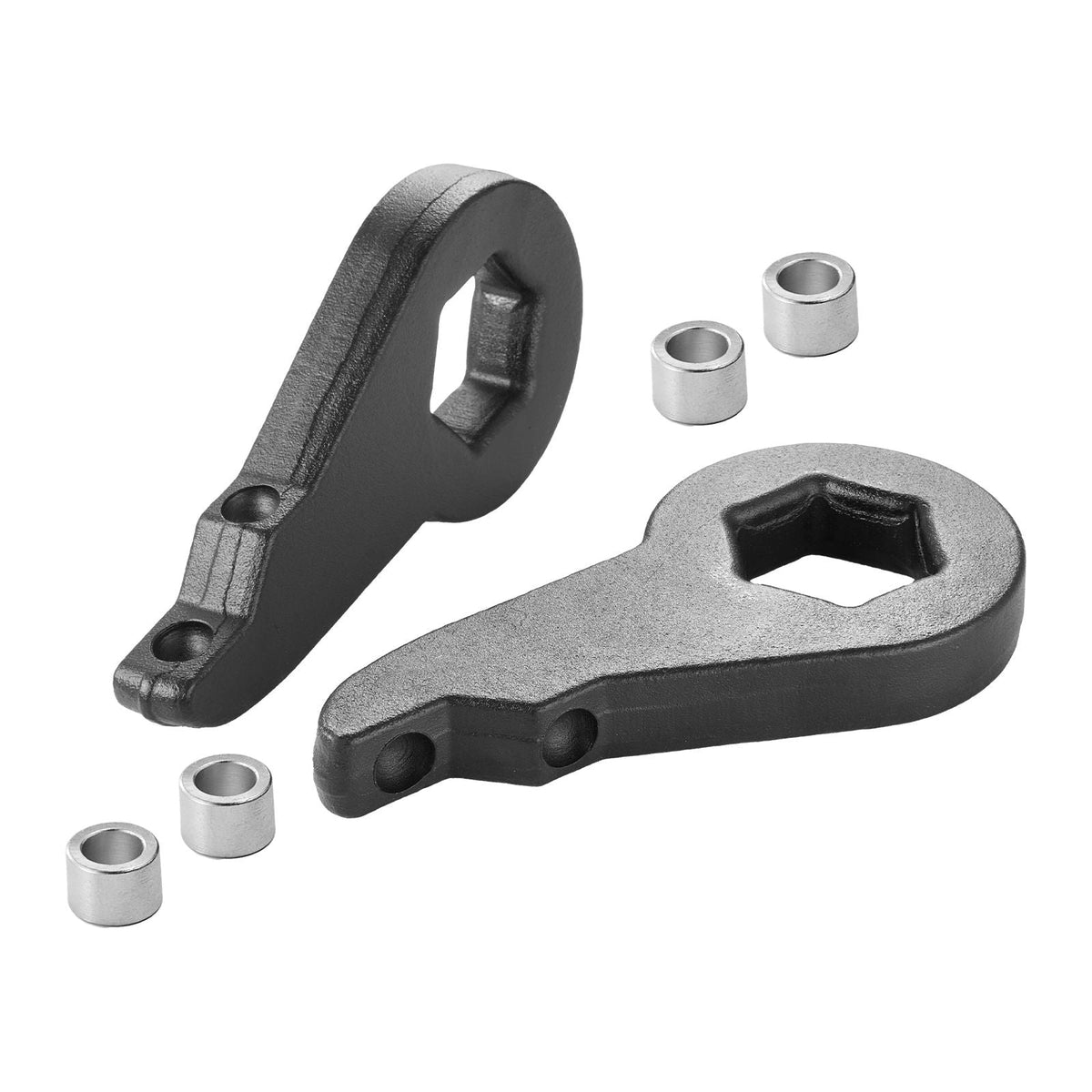 2 Inch Torsion Bar Keys for 2020-2024 Chevy/GMC 2500/3500HD, Front Leveling Lift Kit Heavy-Duty Steel Suspension Level Kit with 4 Bushings, Chassis Leveling Kit Compatible with Chevy and GMC