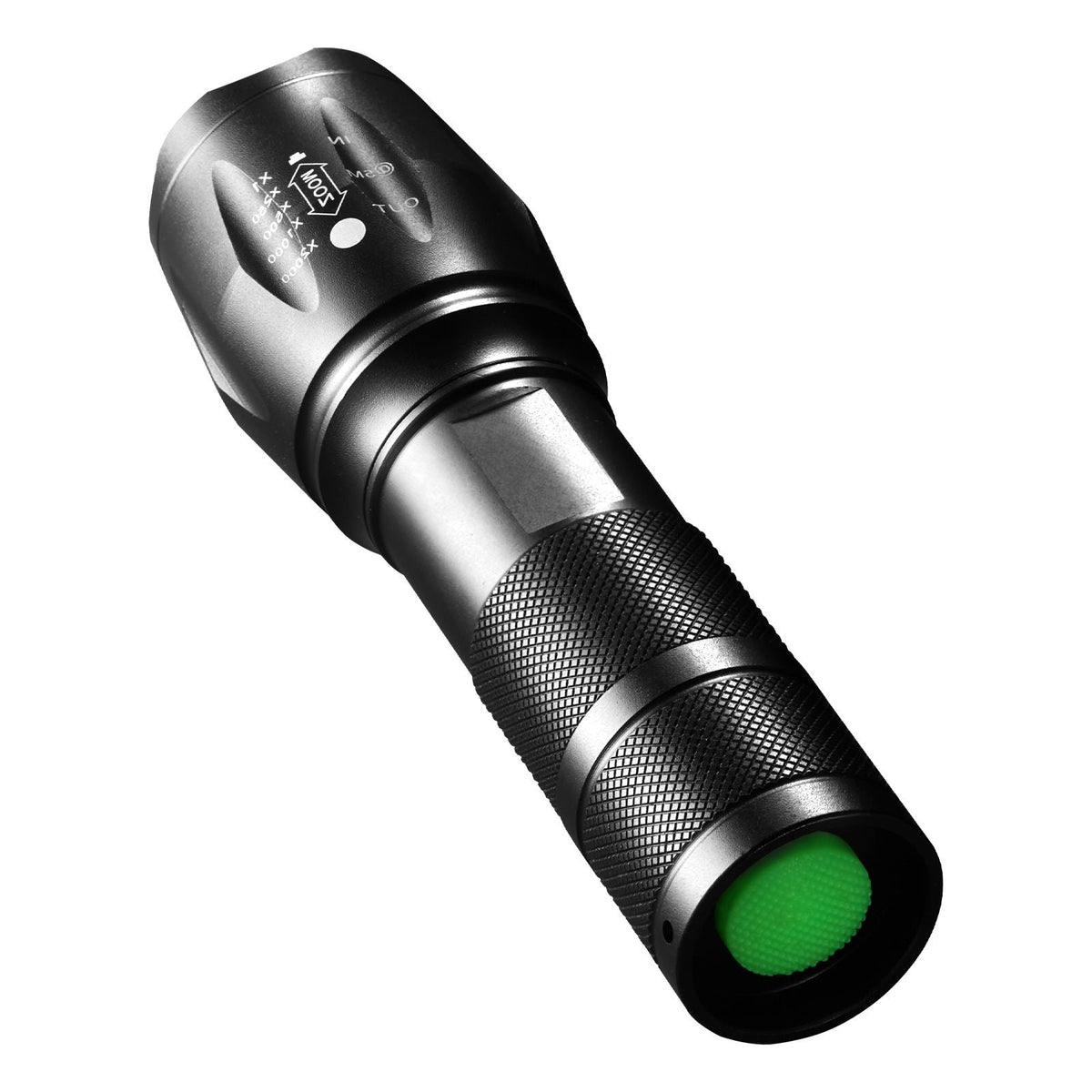 2 Pack Flashlights Torch, 2000 High Lumens 5 Modes Adjustable Focus Flashlight, IP44 LED Waterproof Handheld Flashlight for Camping Cycling Hiking Fishing Emergency