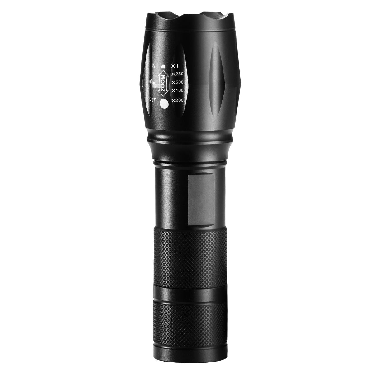 2 Pack Flashlights Torch, 2000 High Lumens 5 Modes Adjustable Focus Flashlight, IP44 LED Waterproof Handheld Flashlight for Camping Cycling Hiking Fishing Emergency