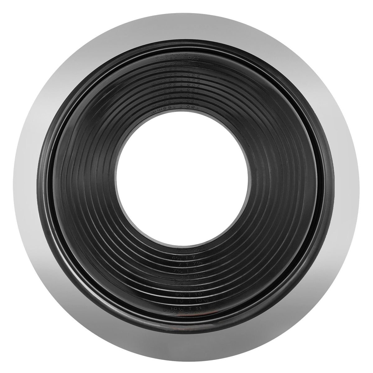 2 Pcs Roof Pipe Flashing Boots, Fit Pipe OD 6" to 11", Flexible EDPM Roofing Jack Pipe Flashing, High Temp -67 to 212 F, Endurable Round Metal Base, for Chimney, Wood Stove & Outdoor Vent Pipes