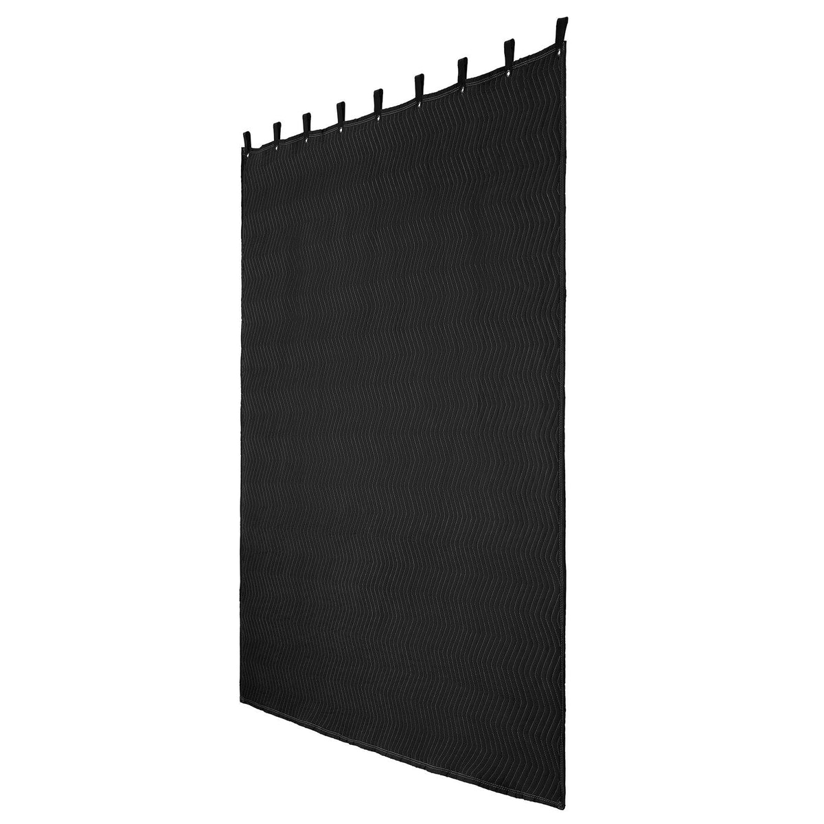 2 Pcs Sound Dampening Blankets, Soundproof Curtains with 96 x 80 in, Soundproof Blanket with Grommets, Studio Grommeted Blanket, for Window, Door, Light Blocker, Music Recording, Black