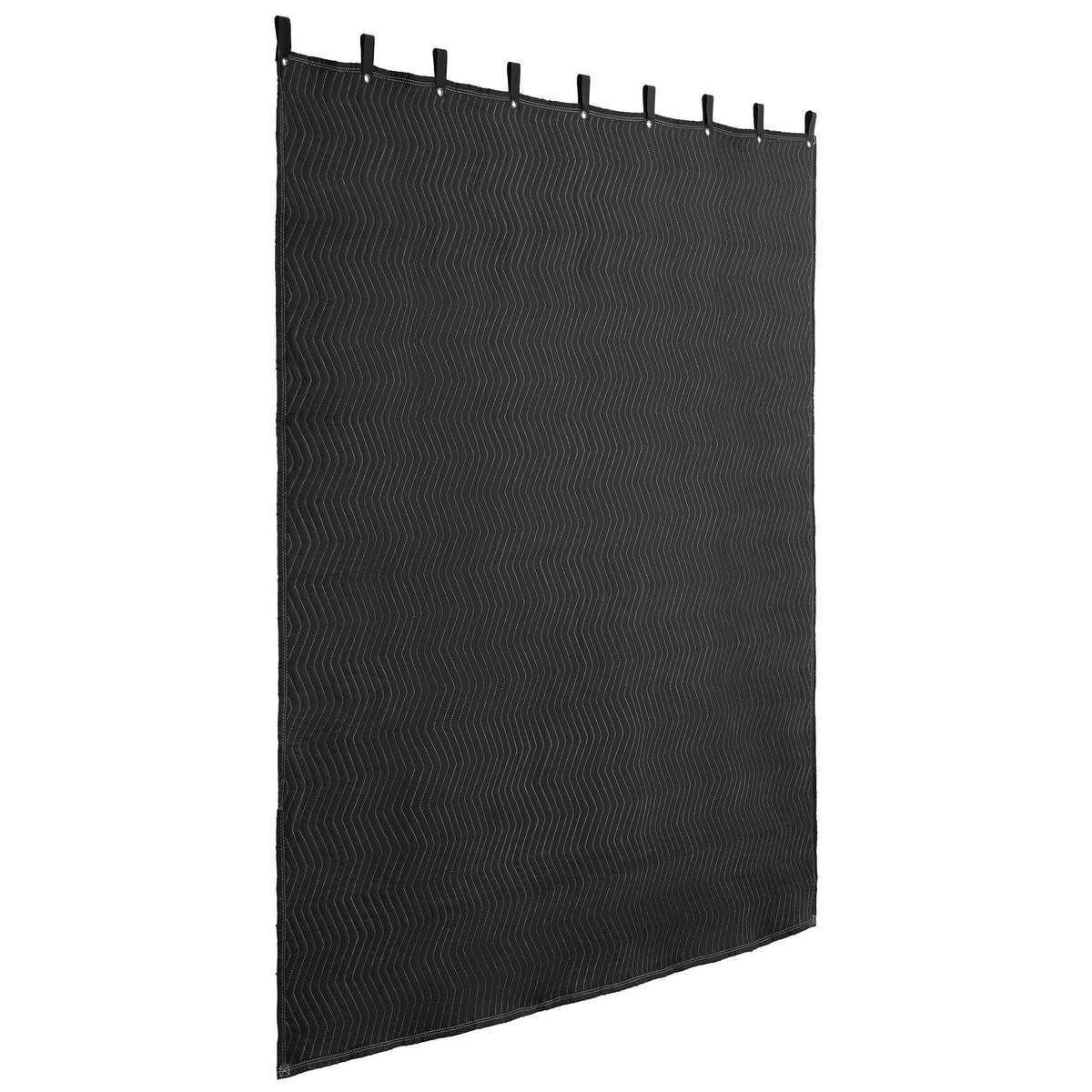 2 Pcs Sound Dampening Blankets, Soundproof Curtains with 96 x 80 in, Soundproof Blanket with Grommets, Studio Grommeted Blanket, for Window, Door, Light Blocker, Music Recording, Black