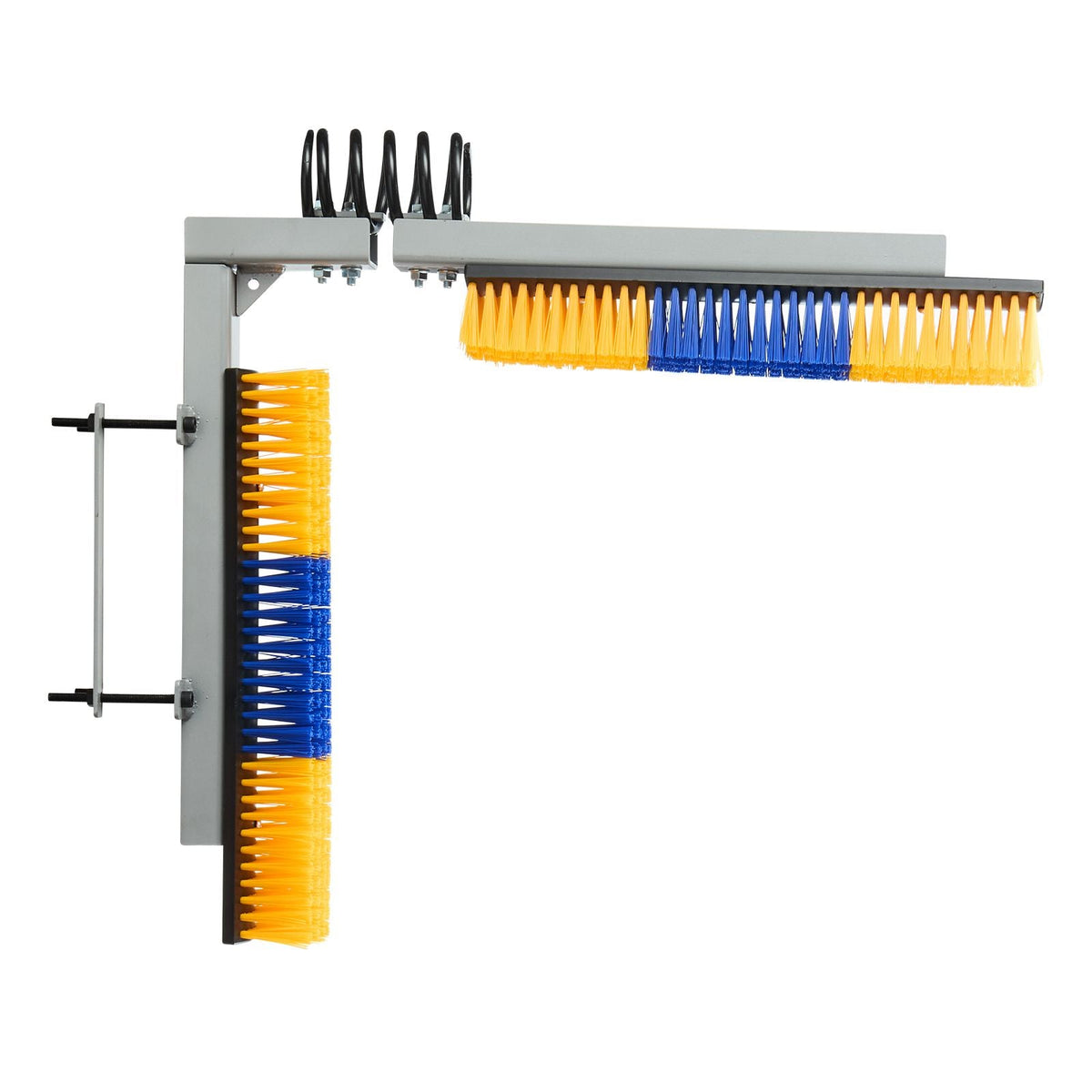 2 Way Livestock Scratching Brush, Dual Sided Goat Scratcher Brush with Mounting Bracket, 16.9" x 3.9" Cow Scratcher for Back Itch Relief, Massage Grooming Scratch Tool for Horse Cattle Sheep Pig