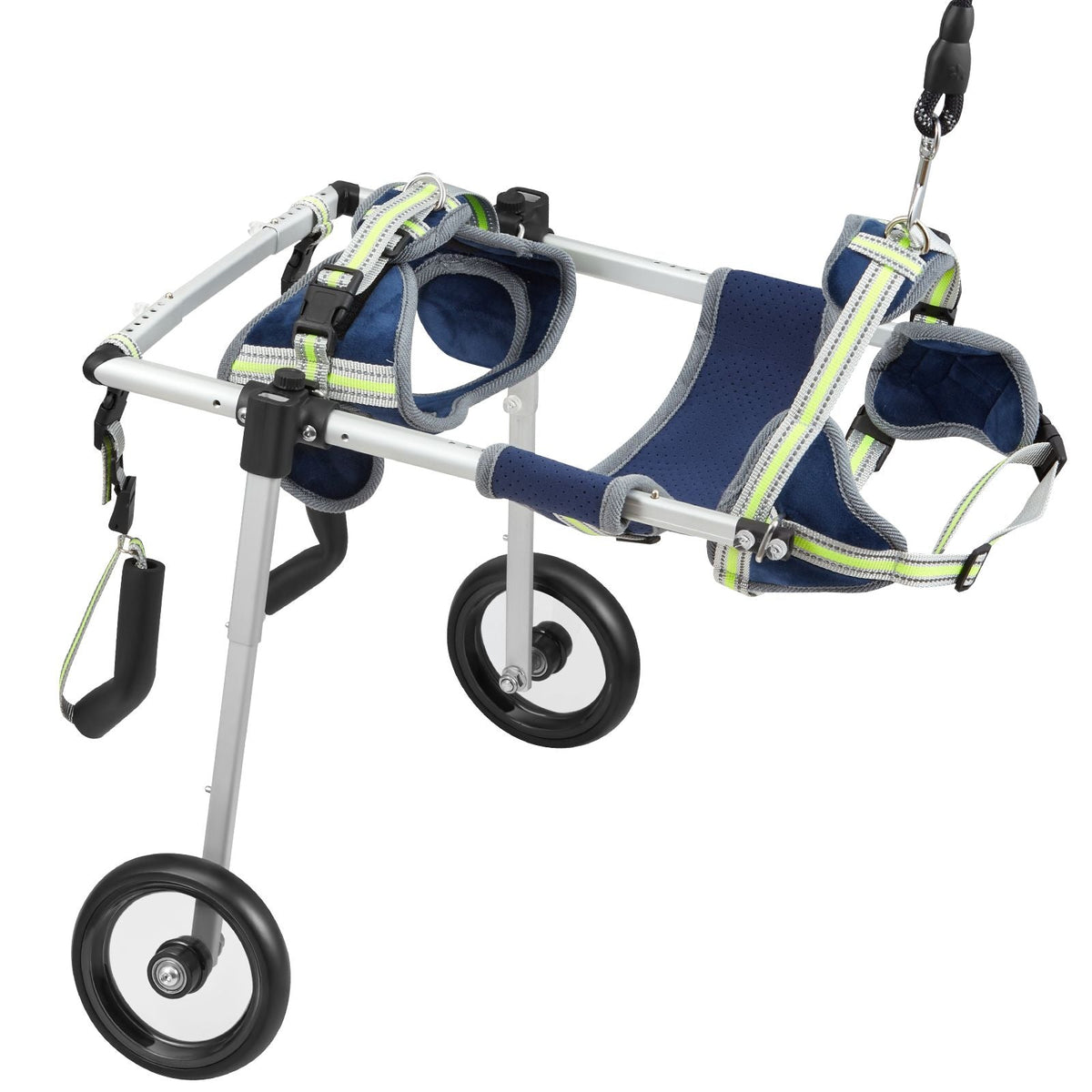 2 Wheels Dog Wheelchair for Back Legs, Pet Wheelchair Lightweight & Adjustable Assisting in Healing, Dog Cart/Wheelchair for Injured, Disabled, Paralysis, Hind Limb Weak Pet(S)
