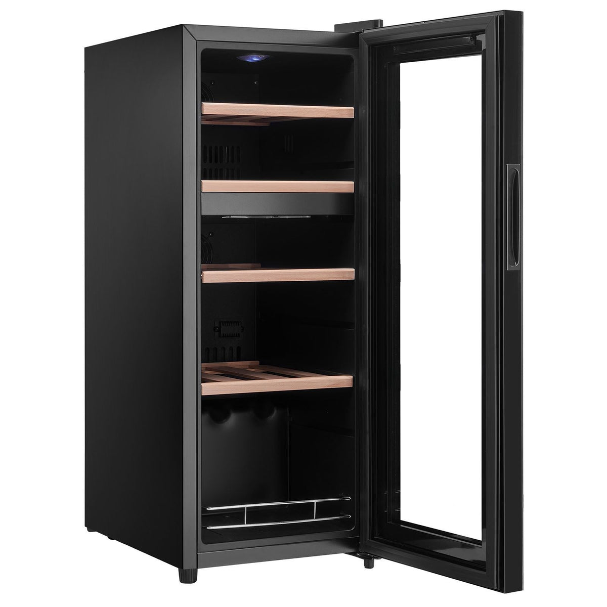 20 Bottle Wine Fridge, Freestanding Wine Cooler Refrigerator, Dual Zone Cooler, 41 F to 65 F Adjustable Temp Mini Cellar, Glass Door, For Home Office Bar, Red White Champagne or Sparkling Wines