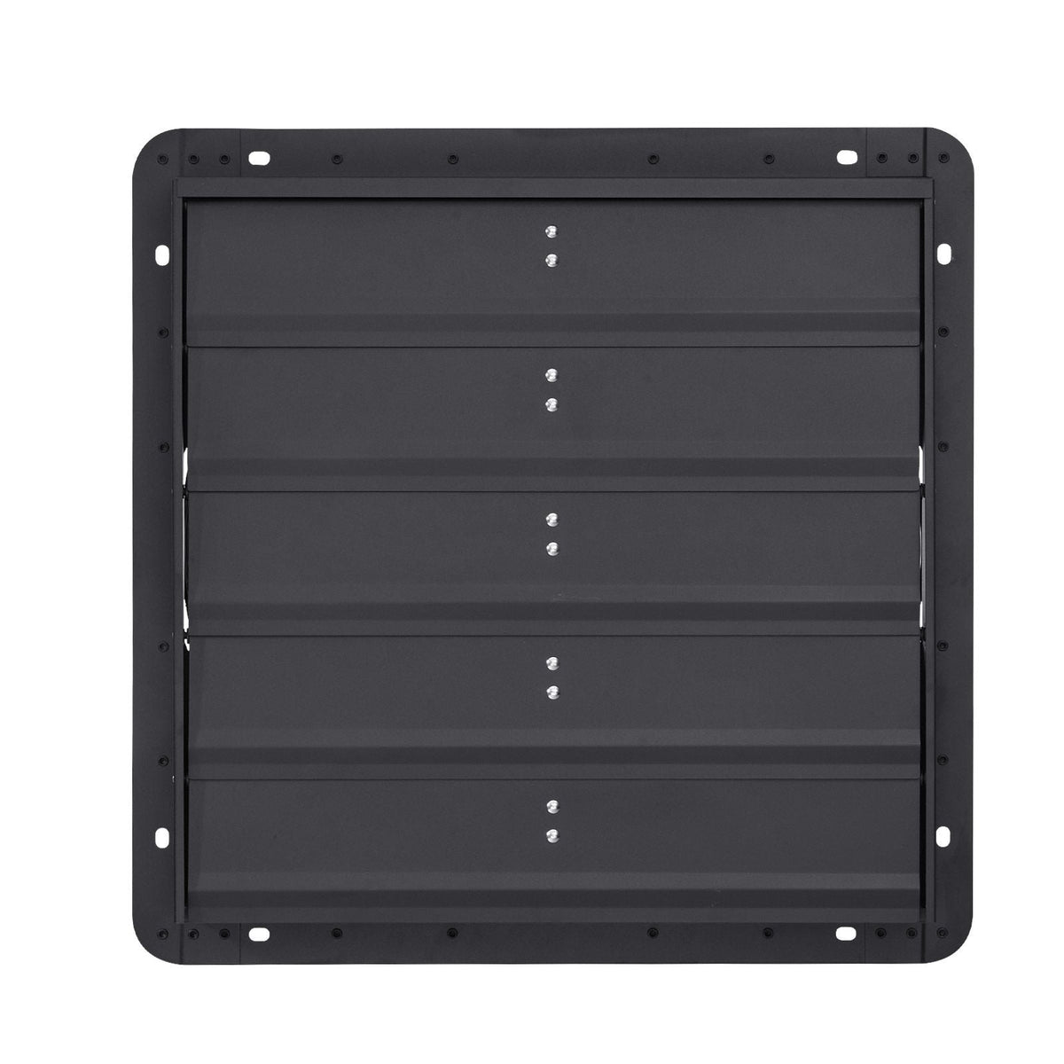 20 inch Shutter Exhaust Fan, Wall Mounted Attic Vent Fan with Smart Programming Variable Speed Temperature Control, 4800 CFM,EC Motor,Timer, for Shed,Garage,Greenhouse Ventilation Cooling,Black